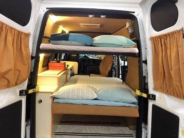 Berth Ford FORD TRANSIT CUSTOM - Yescapa
