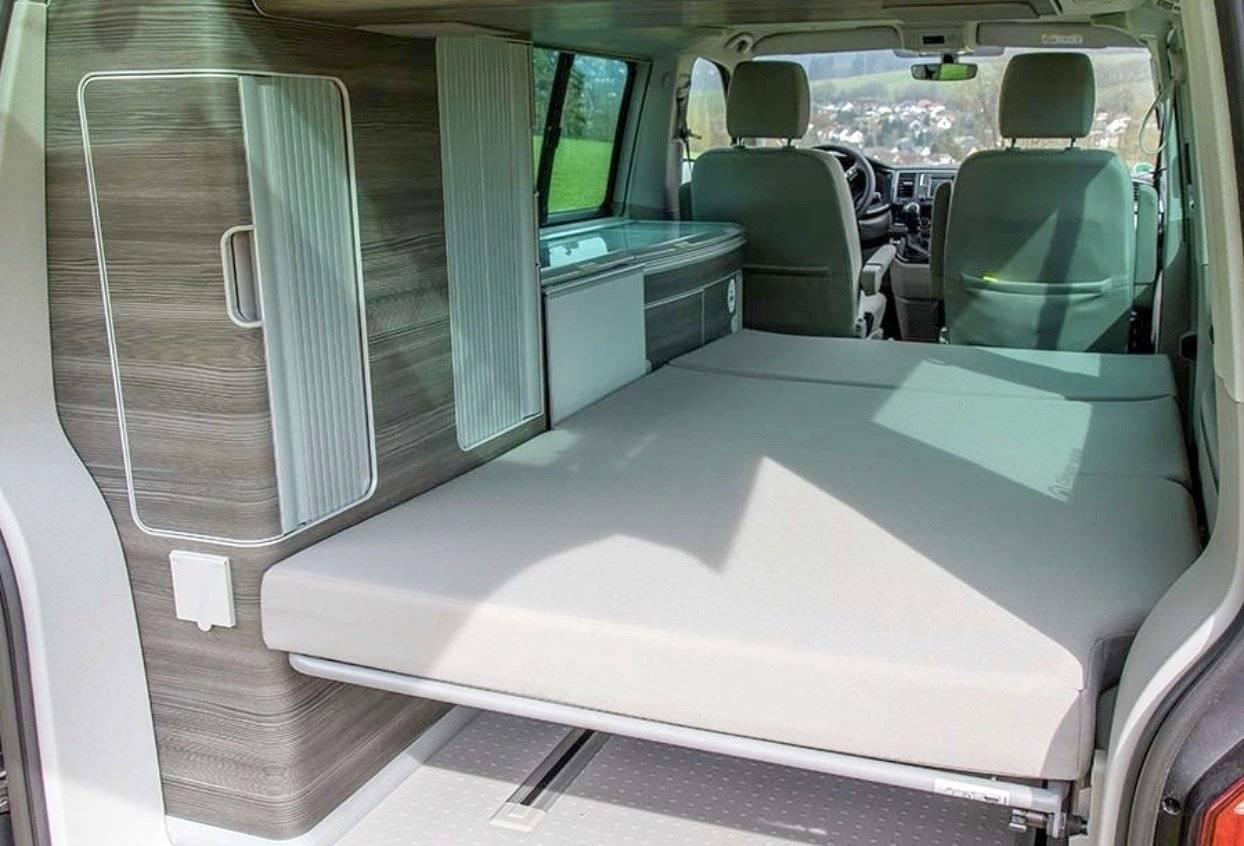 Couchages Volkswagen T6 California OCEAN - Yescapa