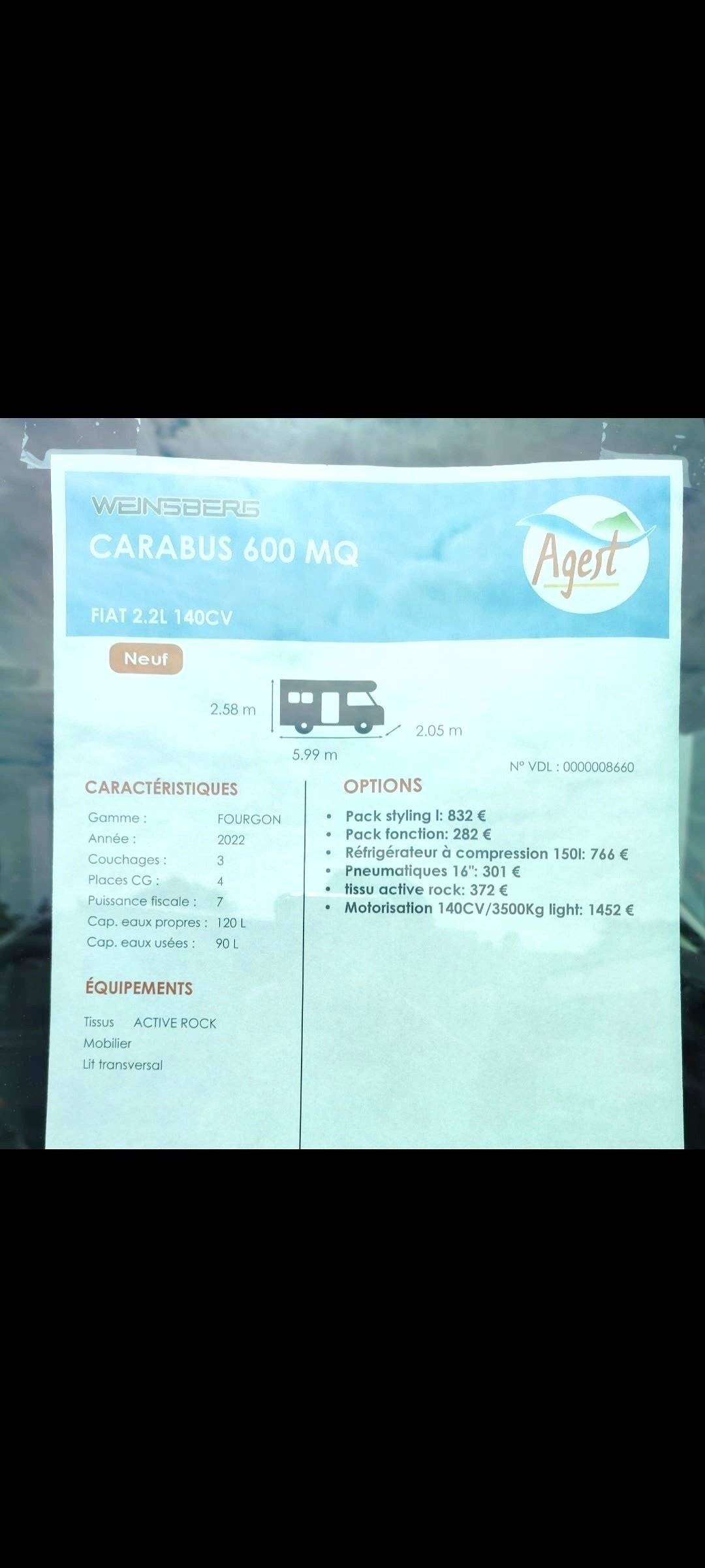 Weinsberg Carabus 600 MQ