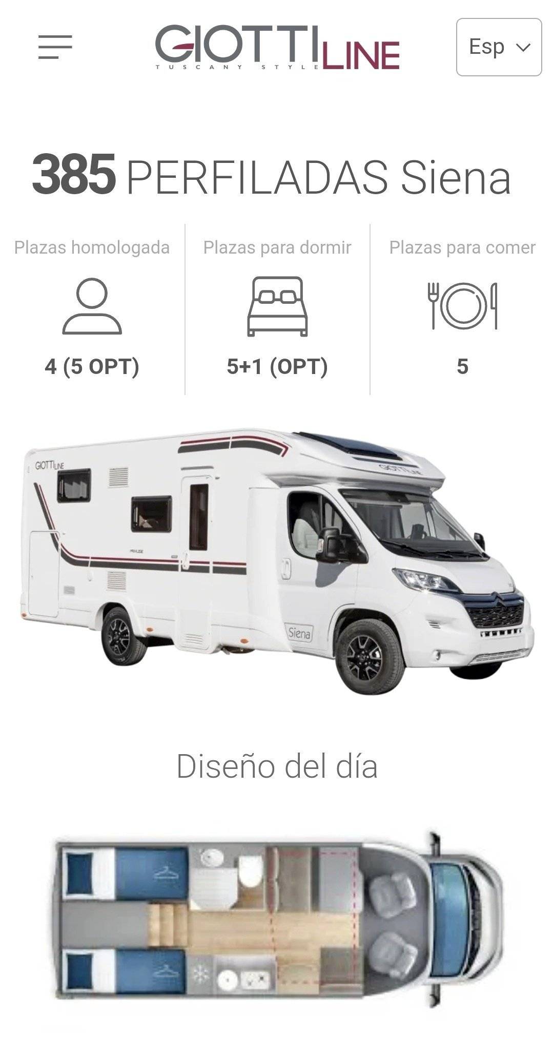 Giottiline SIENA 385 GOZACAMPER