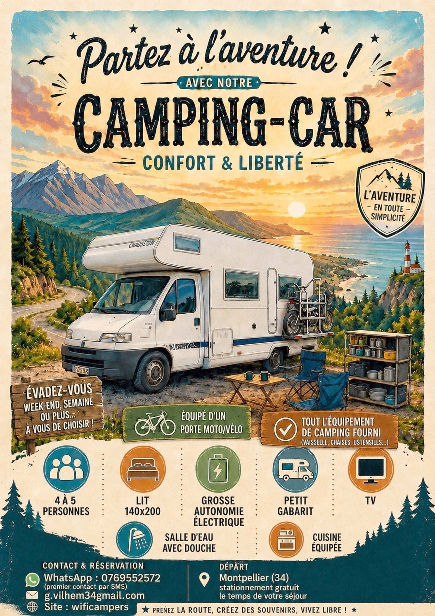 Vista de 3/4 Fiat Ducato 2.8 JTD - Yescapa
