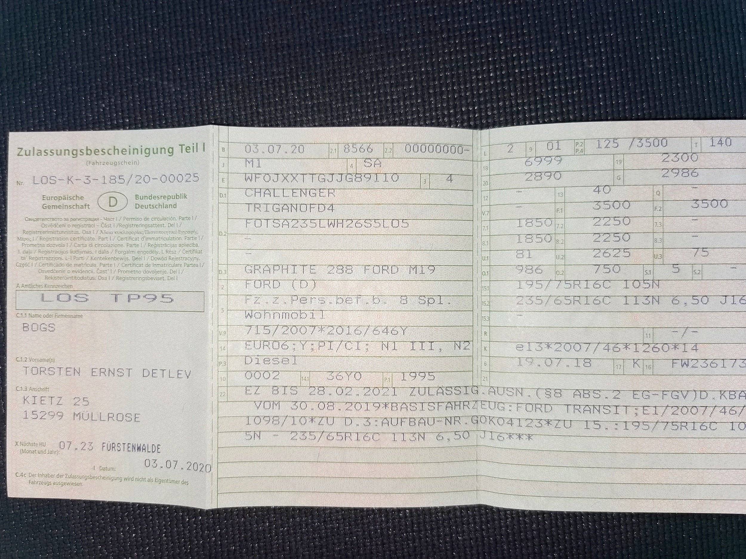 Eethoek Ford Ford M19, 170 PS - Yescapa