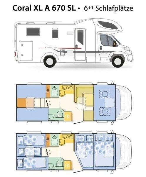 Adria Coral XL Plus A 670 SL