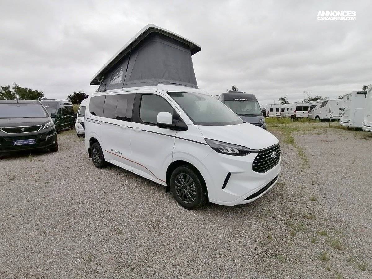 Vista del vehículo ángulo delantero Ford TOURNEO CUSTOM 136 BVA - Yescapa
