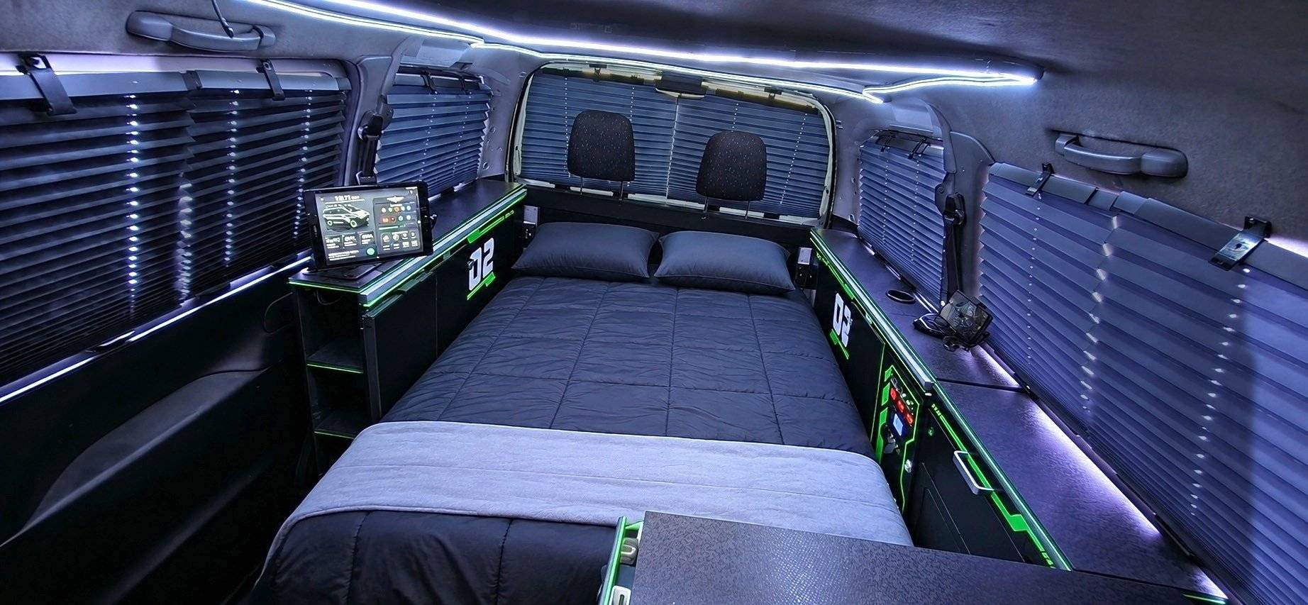 slaapplaatsen Hyundai H1 - Yescapa