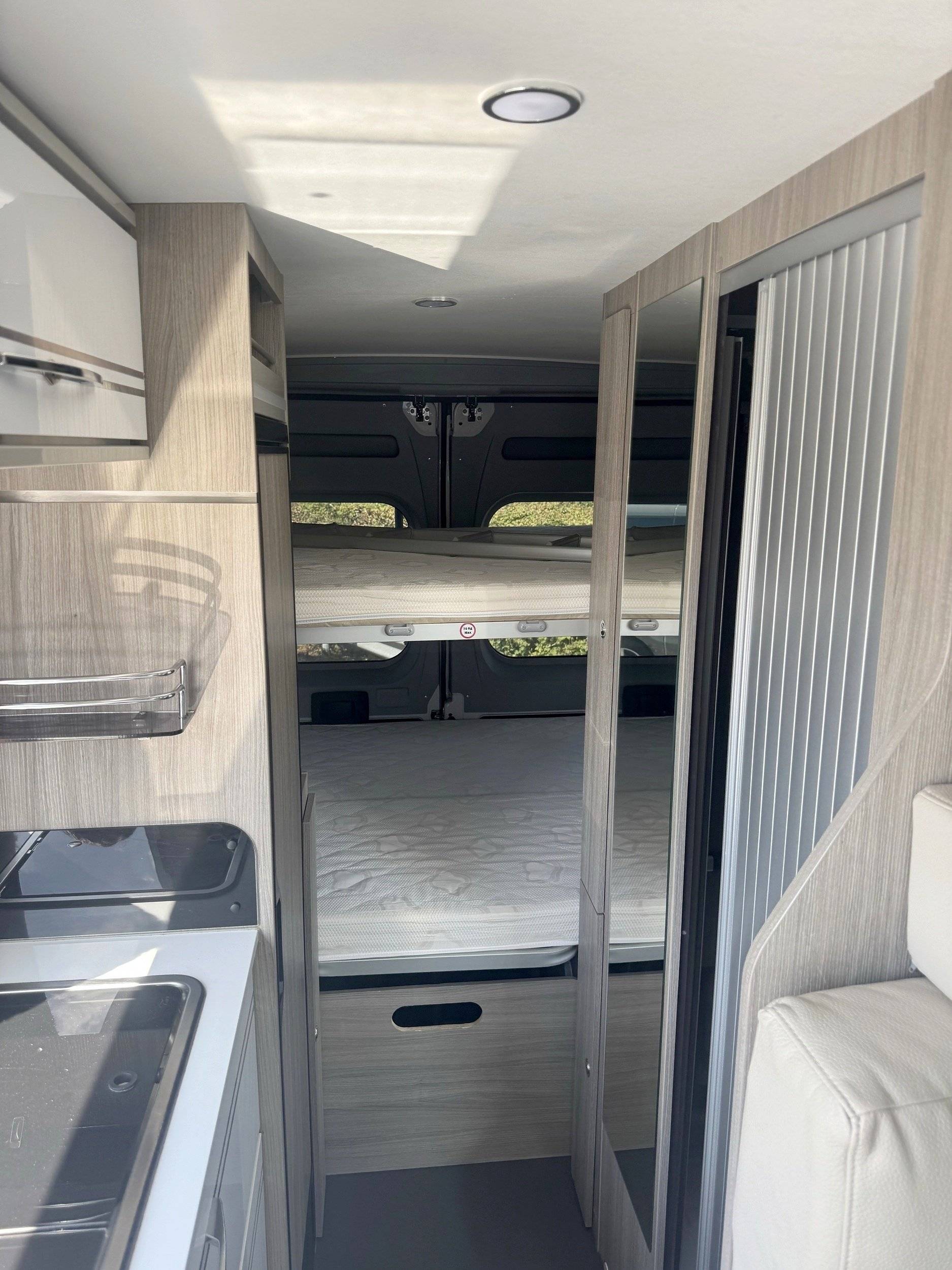 Couchages Fiat Ducato - Yescapa