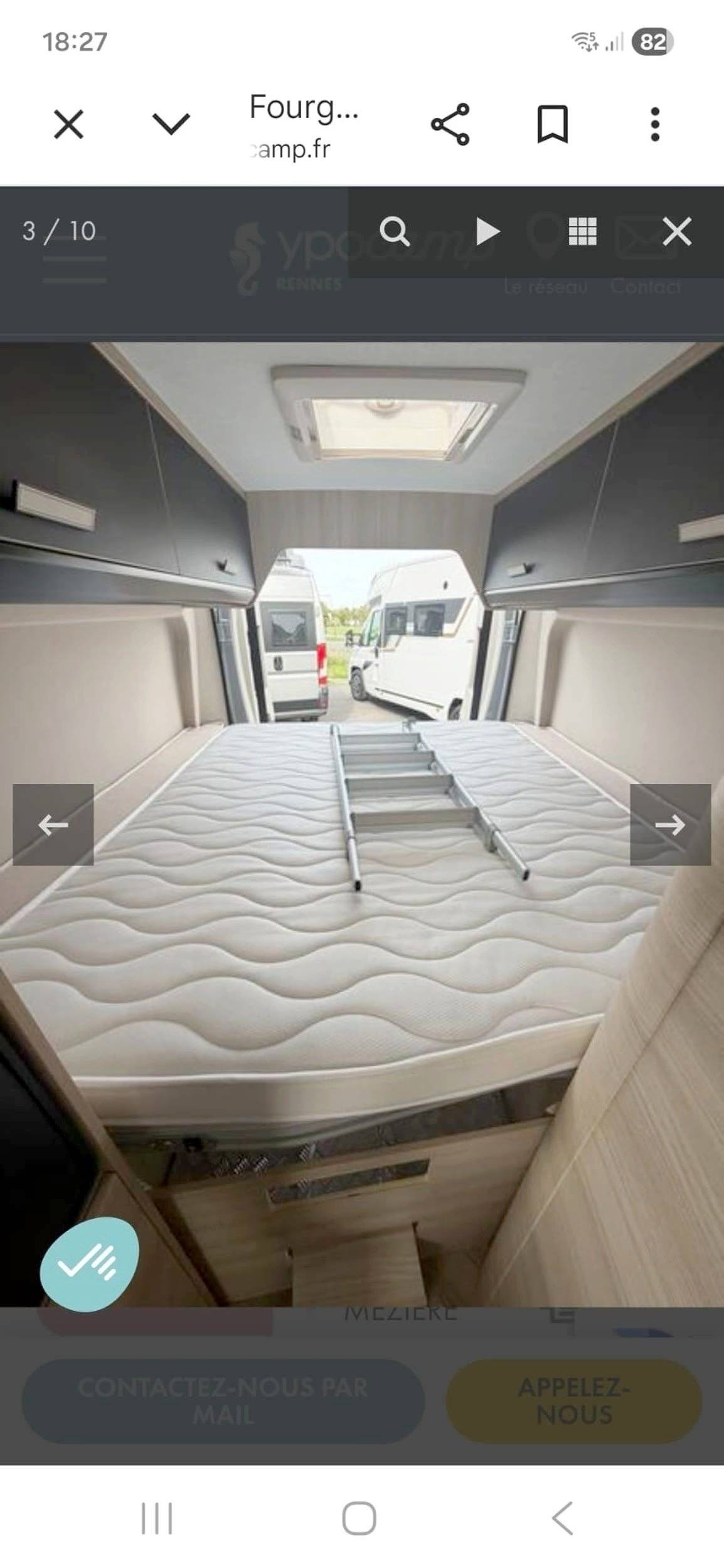 Berth Fiat Ducato 2,2 l Multijet 130 ch. - Yescapa