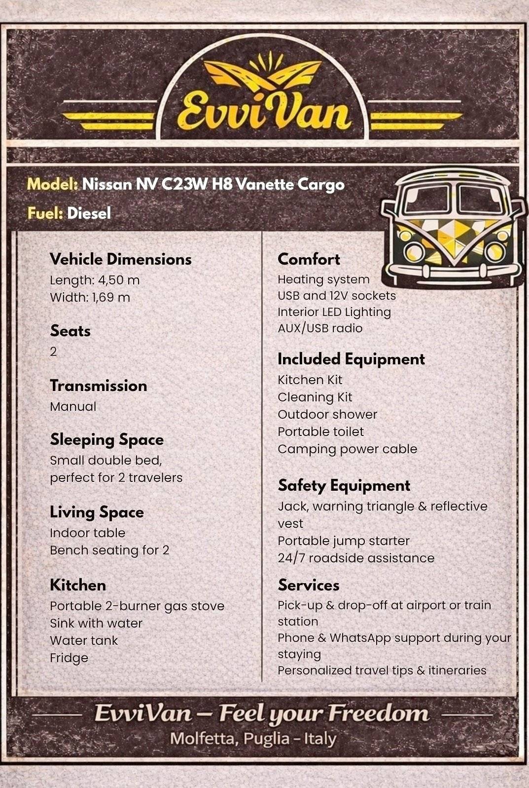 Custo Van Vanette Cargo