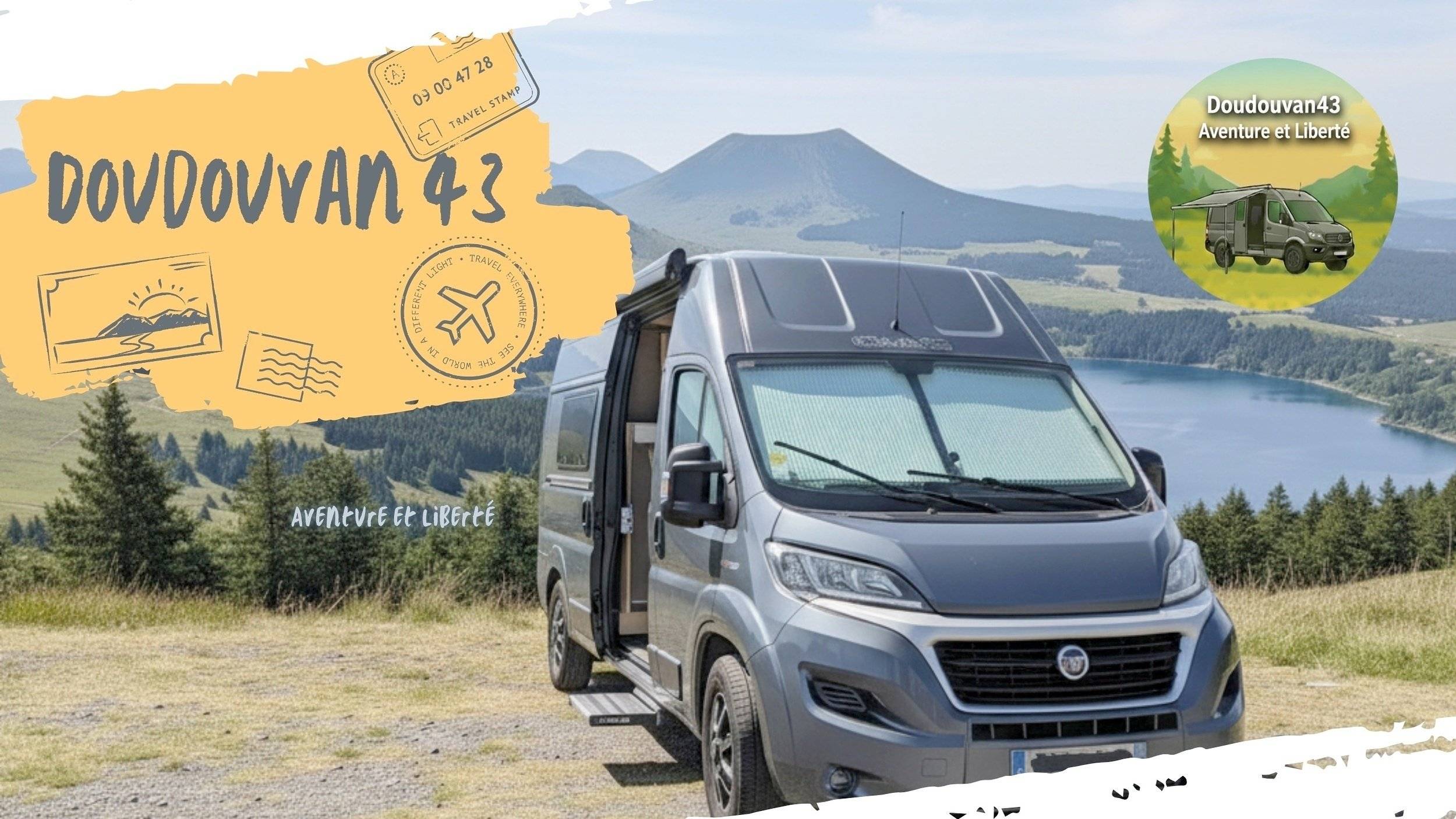 Vista frontale a ¾ Fiat Fiat ducato - Yescapa