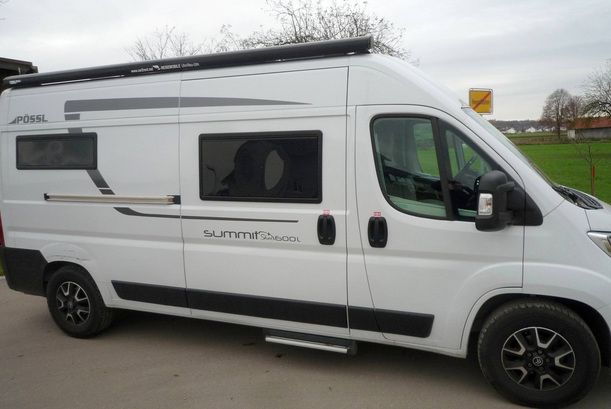 Vue avant de 3/4 Citroën Citroën jumper - Yescapa