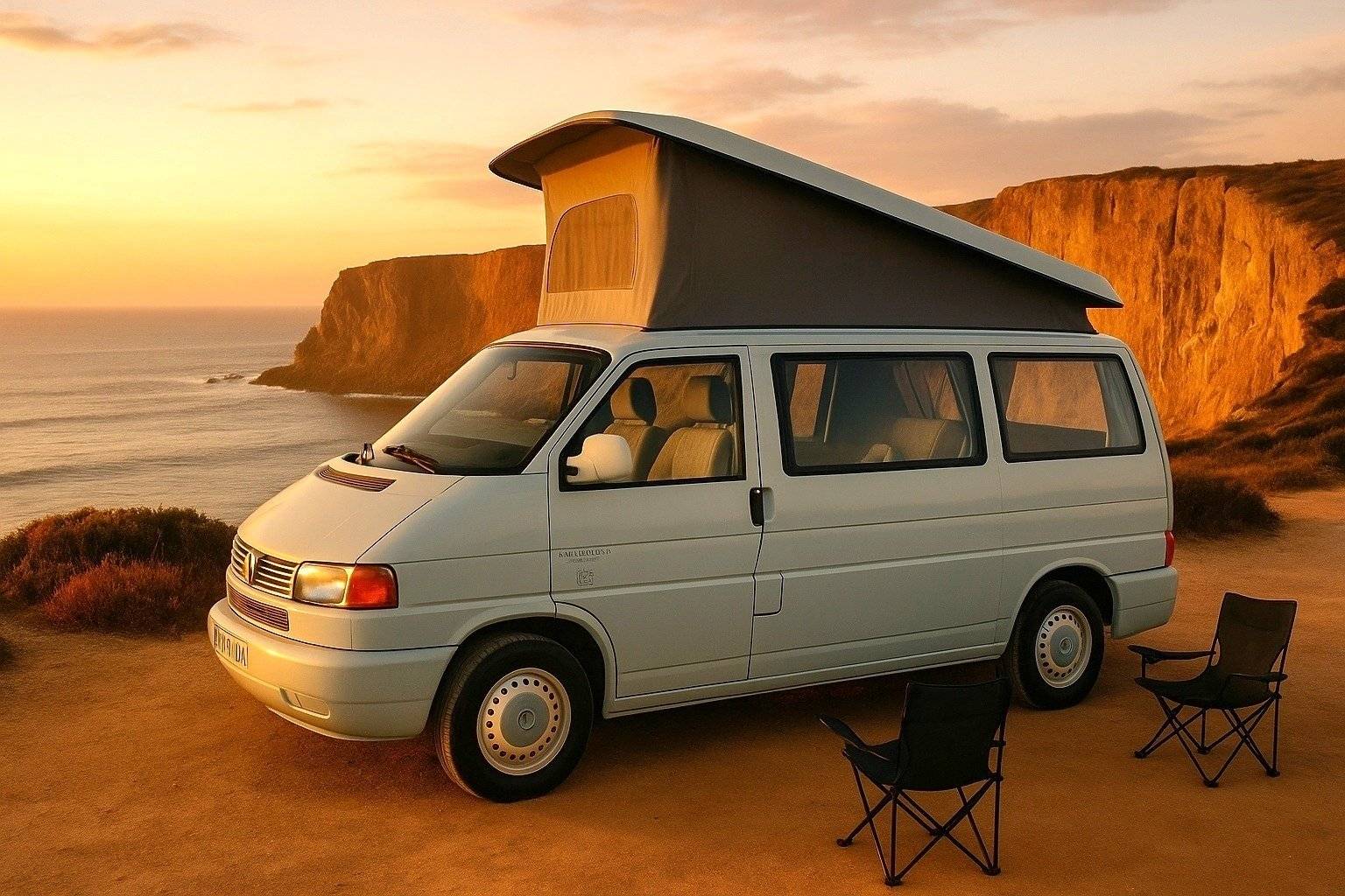 schräge Vorderansicht Volkswagen - Yescapa
