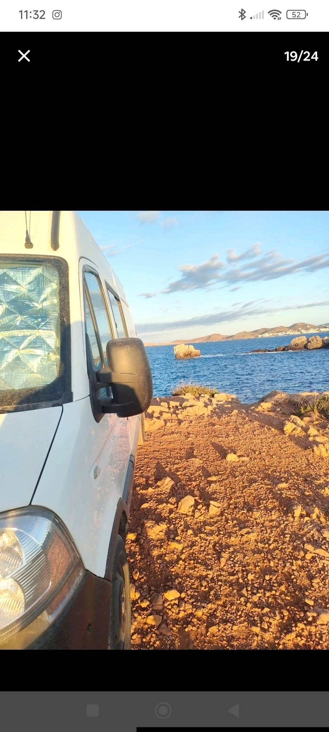 Voorkant 3/4 Renault Master 2,3 l 125 ch - Yescapa