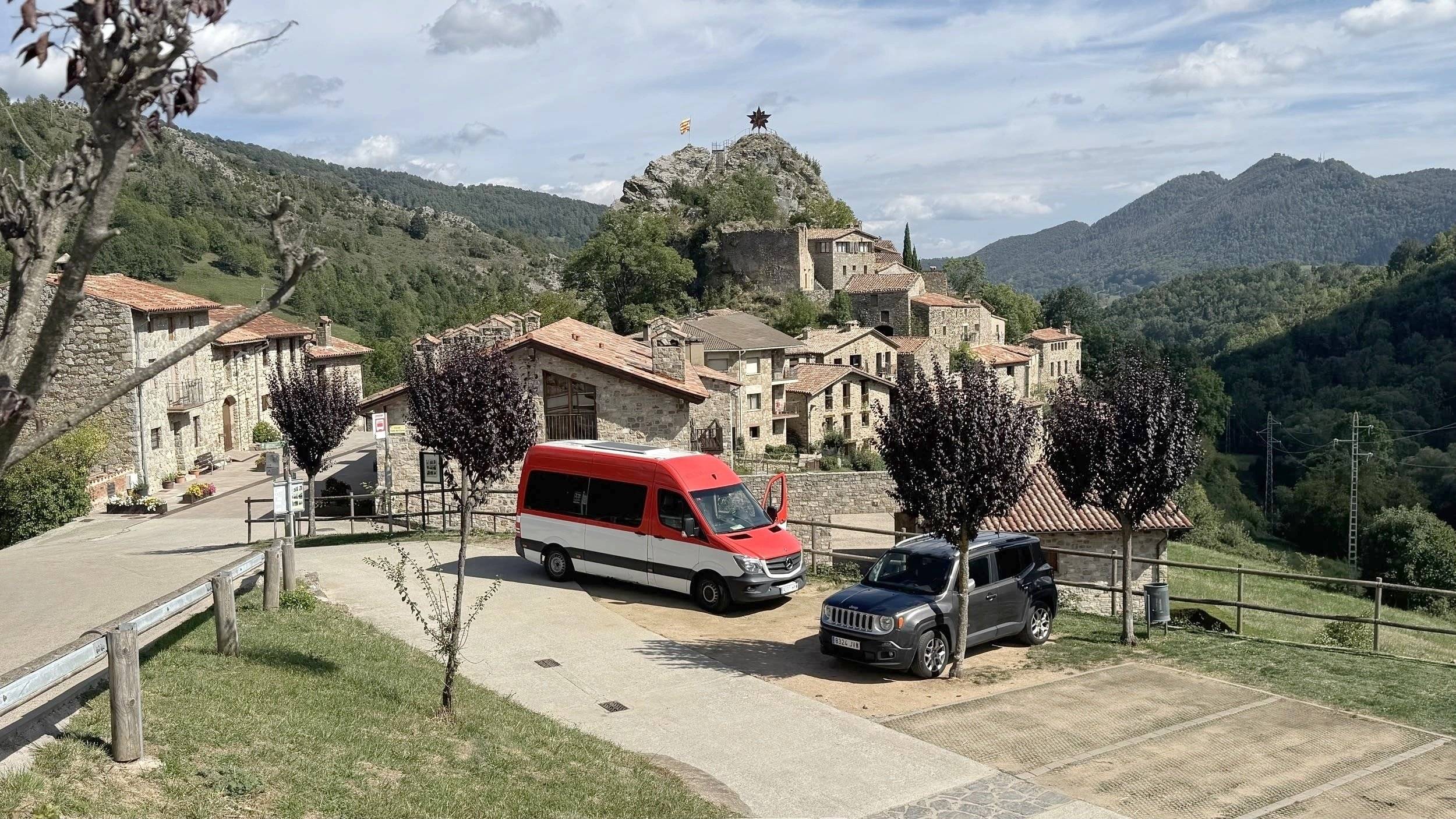 Vista de 3/4 Mercedes - Yescapa