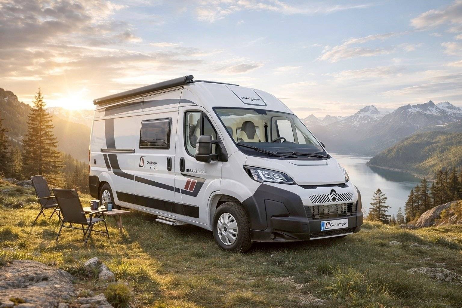 Vista del vehicle angle davanter Fiat FIAT DUCATO - Yescapa