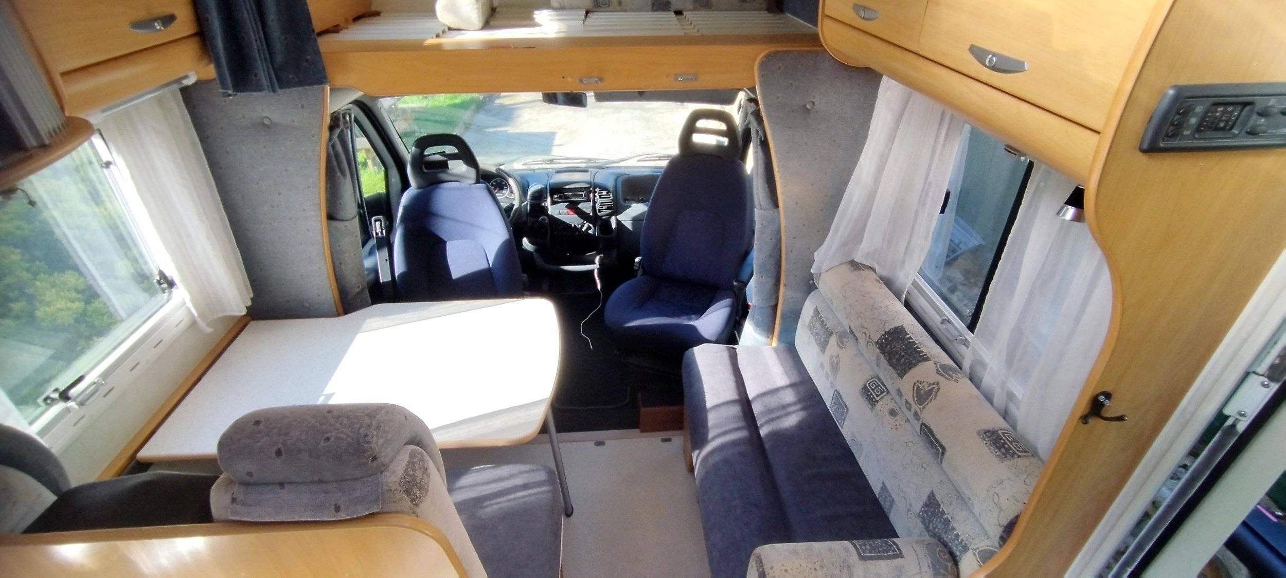 Cabina de condução Fiat Ducato 2,8l Multijet - Yescapa