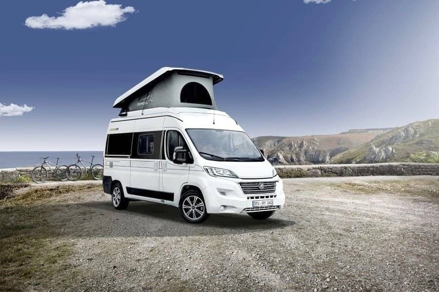 Front view from 3/4 Fiat - Yescapa