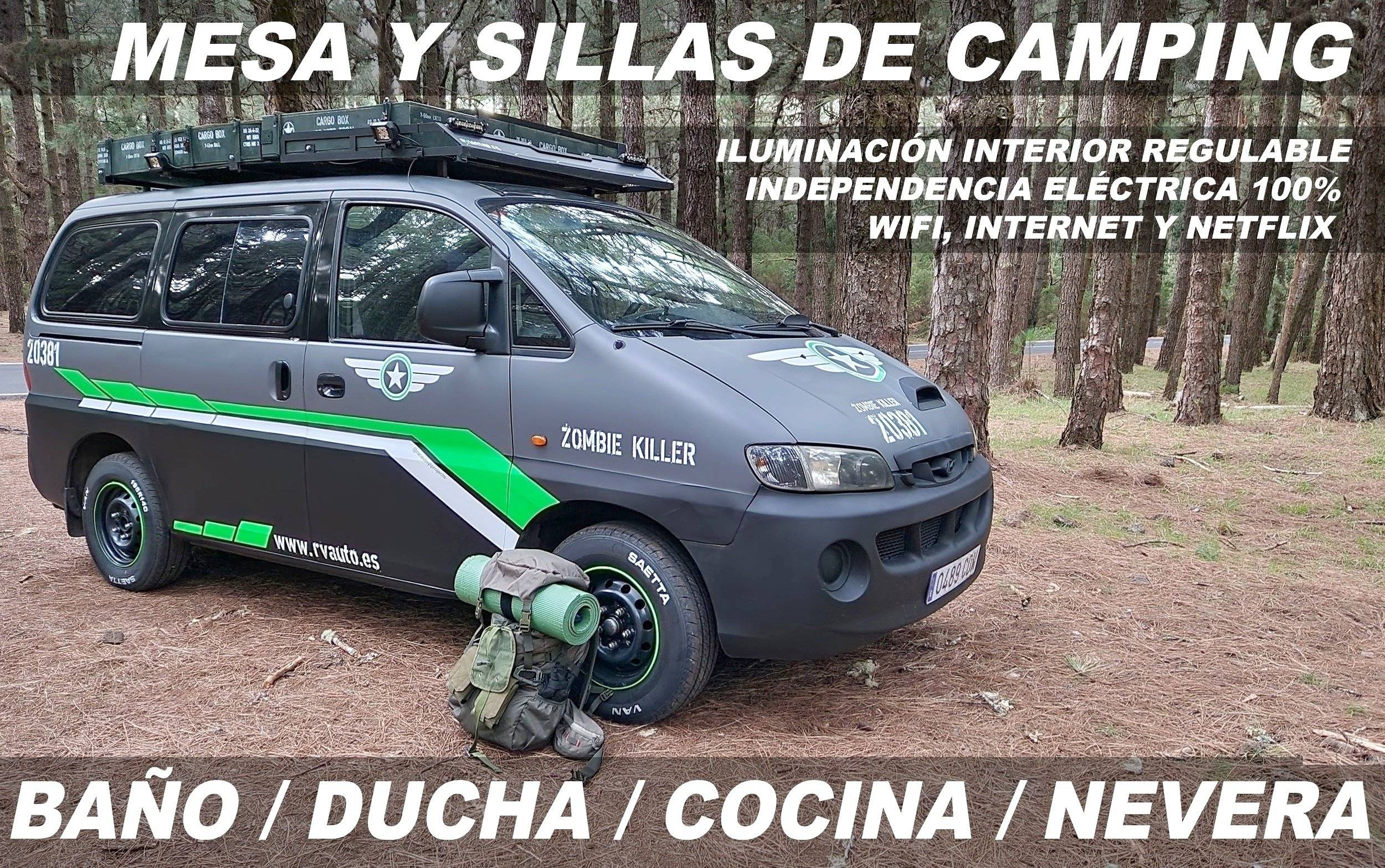 Voorkant 3/4 Hyundai H1 - Yescapa