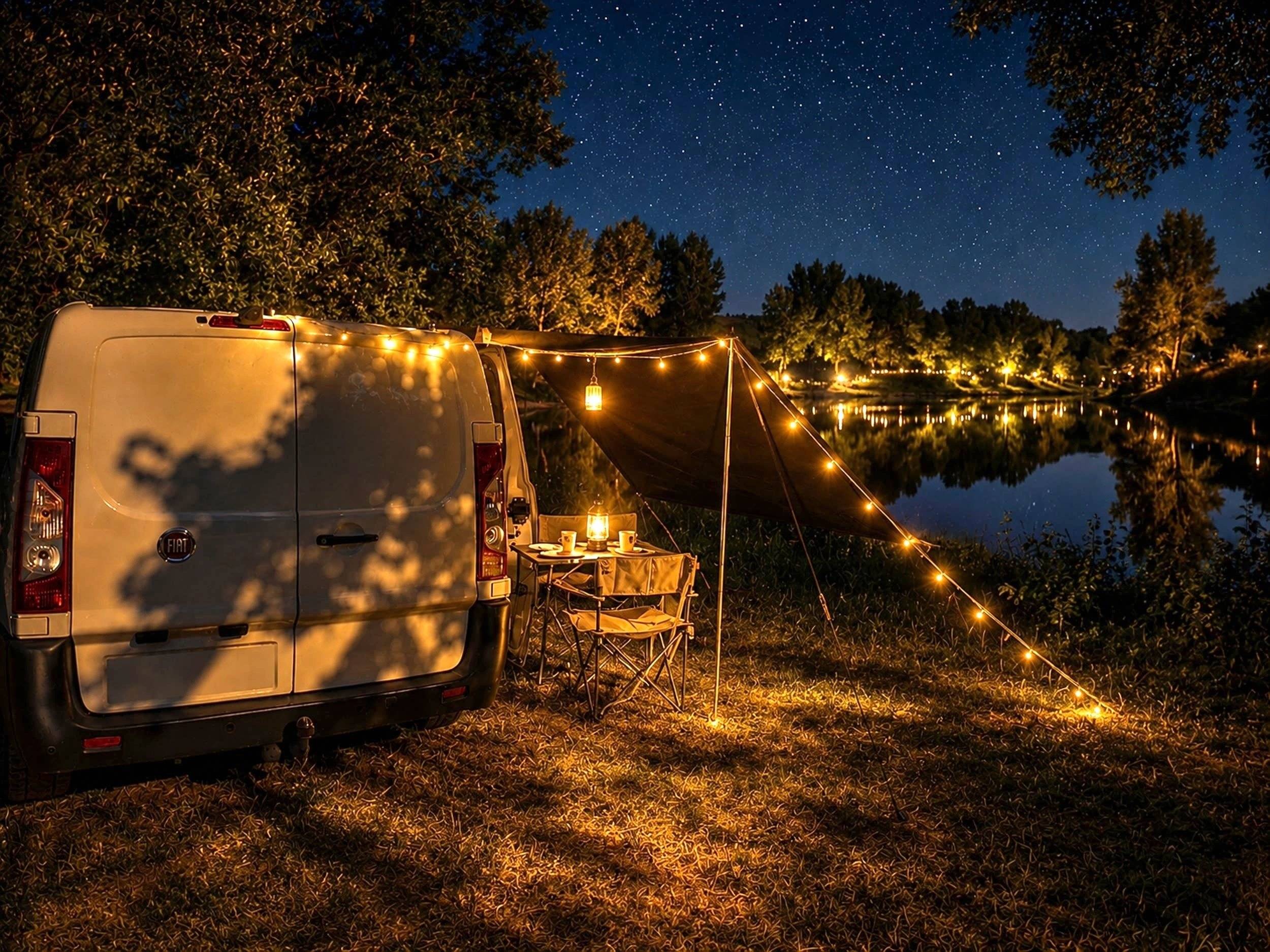 Vista del vehicle angle davanter Fiat scudo - Yescapa
