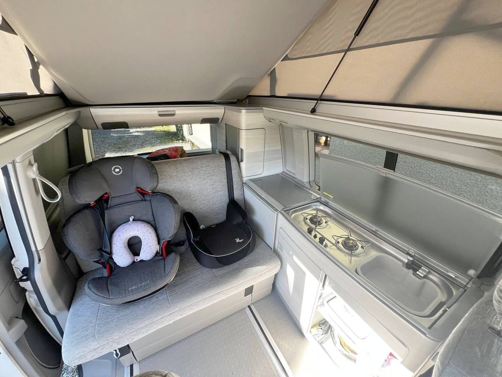 Angolo cucina Volkswagen T6 California Coast - Yescapa