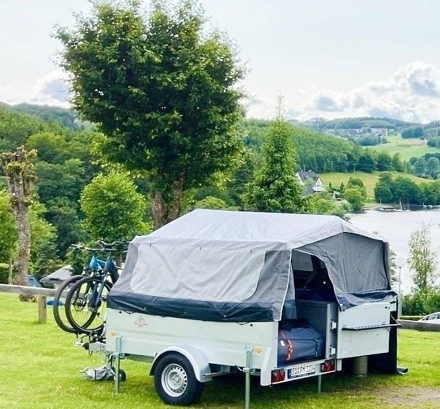 Front view from 3/4 TPV Trailers TPV Prikolice - Yescapa