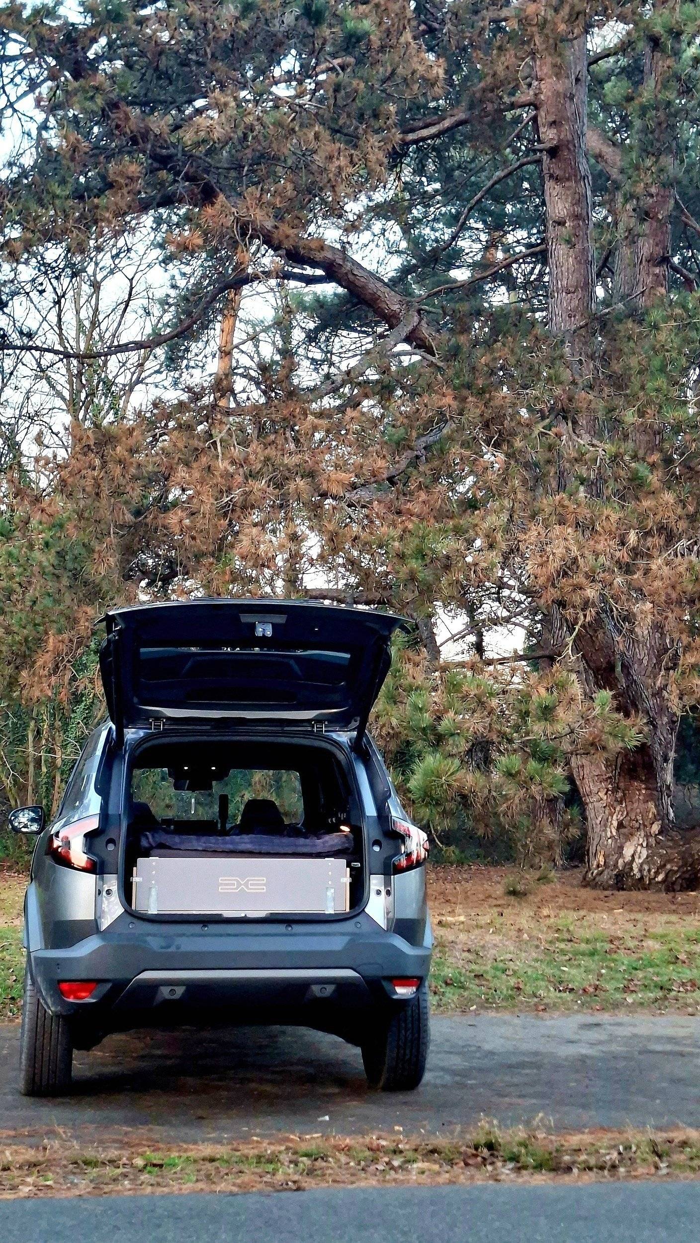 Vue arrière Dacia - Yescapa