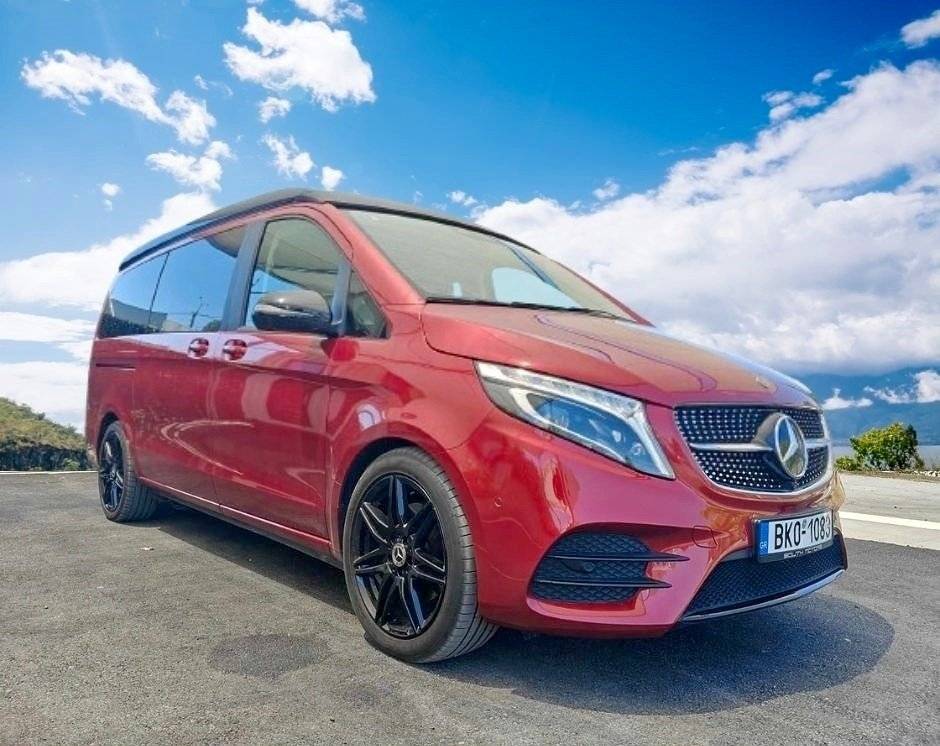 Voorkant 3/4 Mercedes V Class - Yescapa