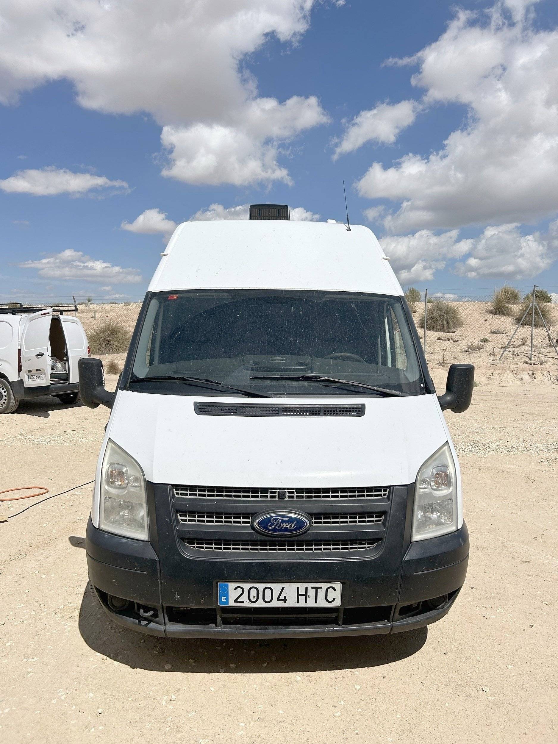 Front view from 3/4 Ford Transit - Yescapa