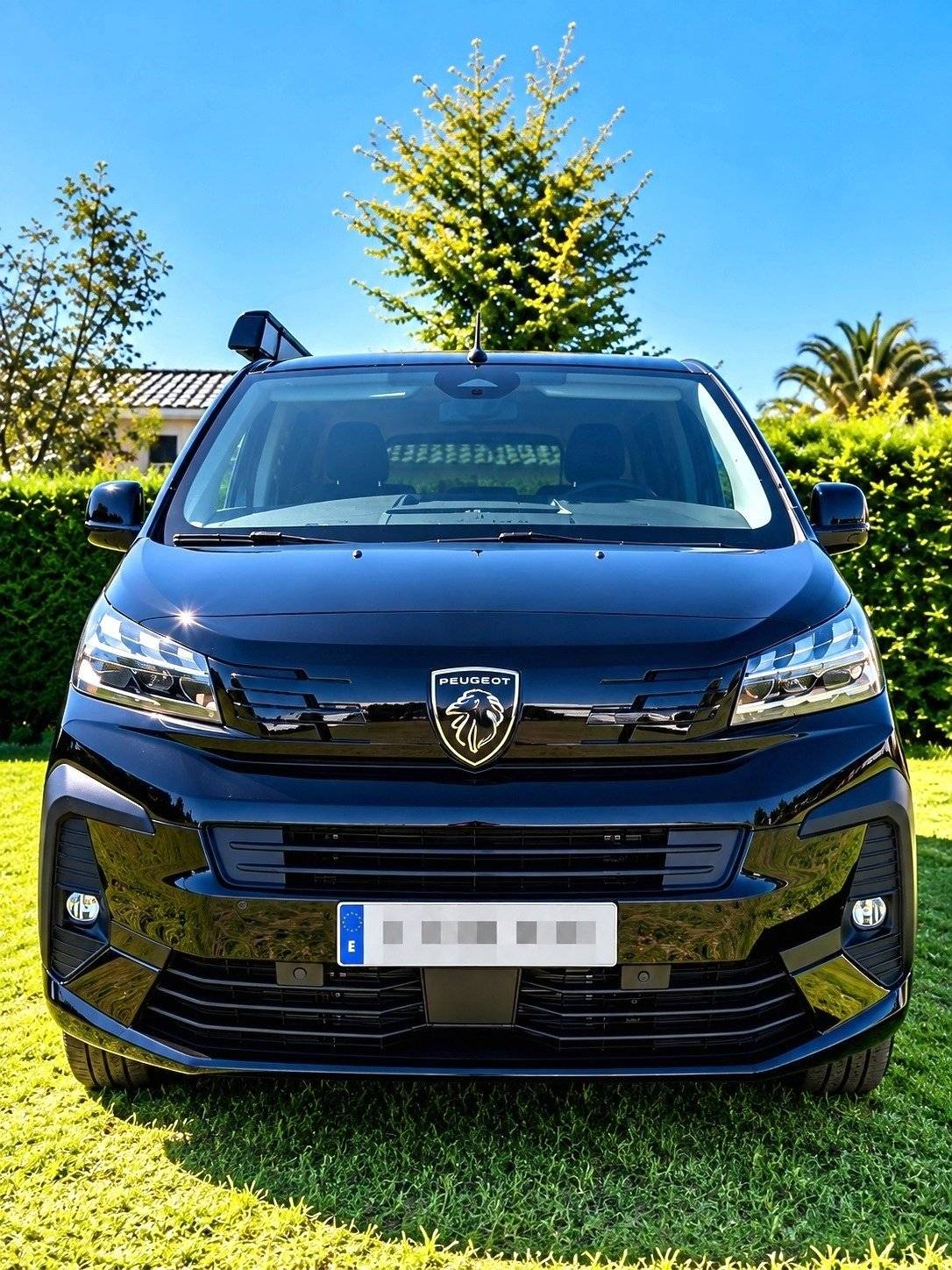 Vista frontale a ¾ Peugeot TRAVELLER BUSINESS BLUEHDI 180 S&S - Yescapa