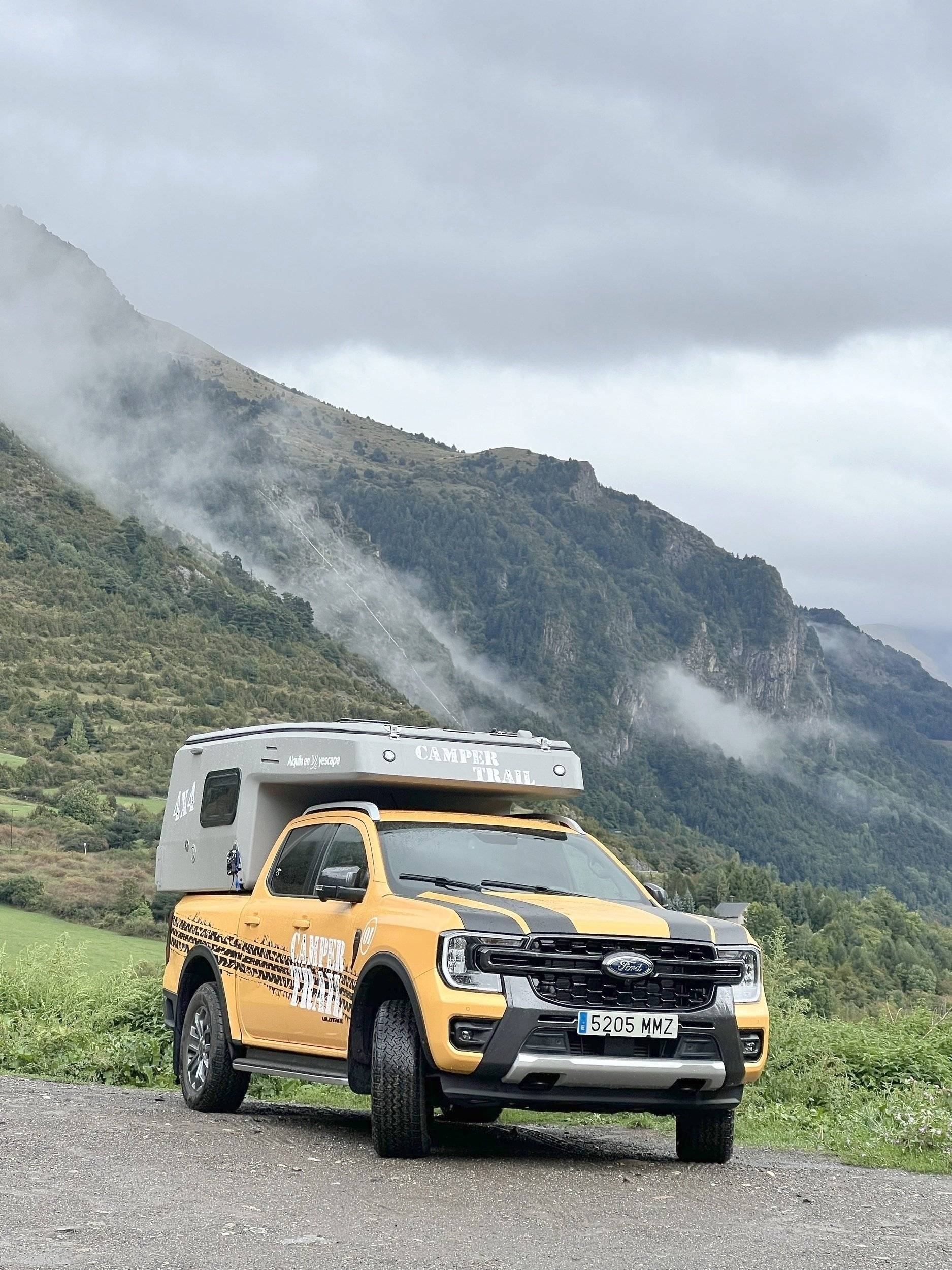 Camper Track Ford Ranger