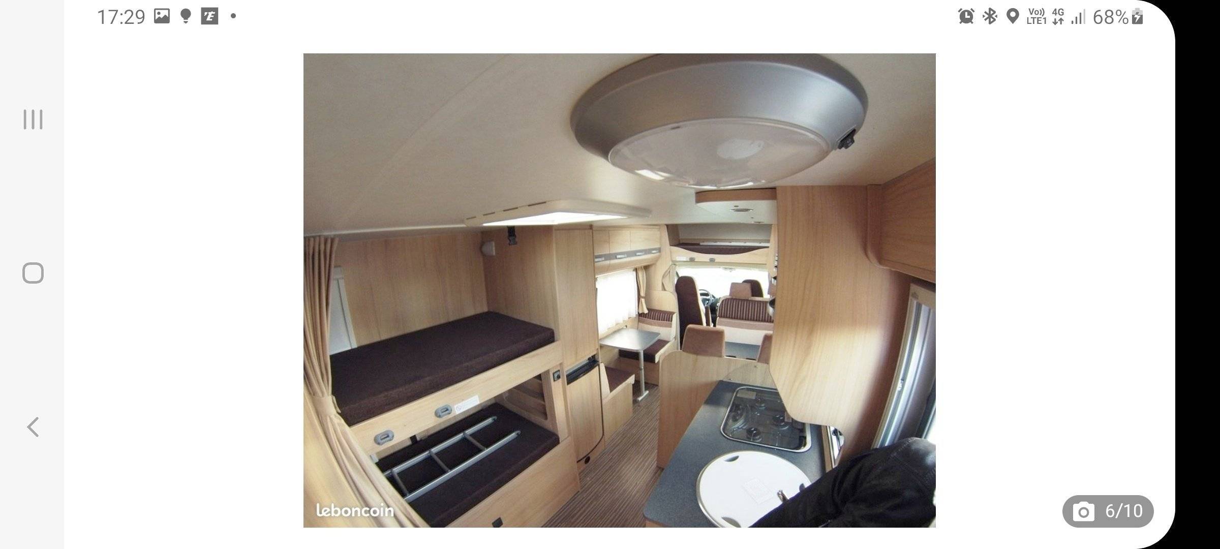 slaapplaatsen Fiat 2,3 l 130 ch - Yescapa