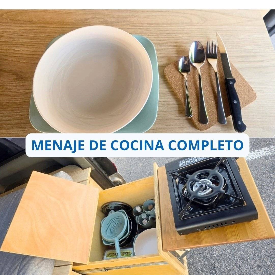 Dining Area Hyundai H1 - Yescapa