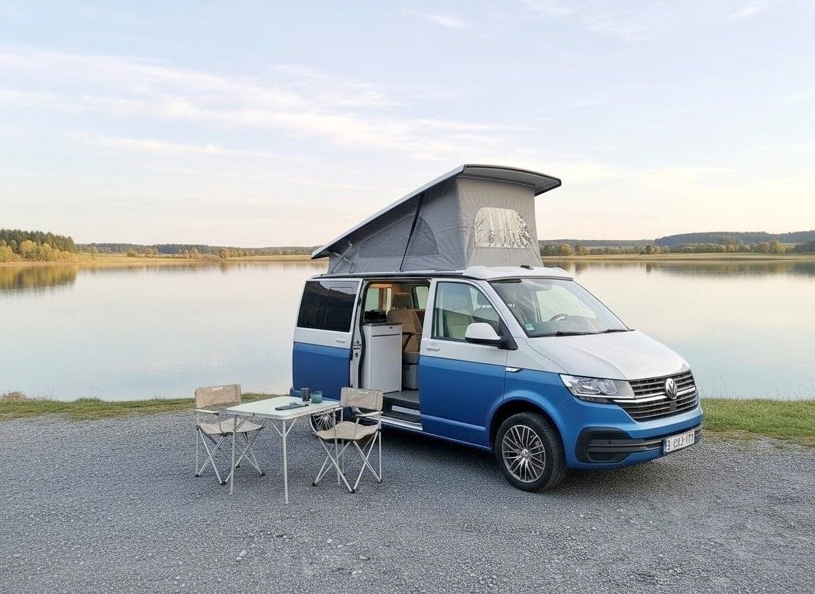 Voorkant 3/4 Volkswagen - Yescapa