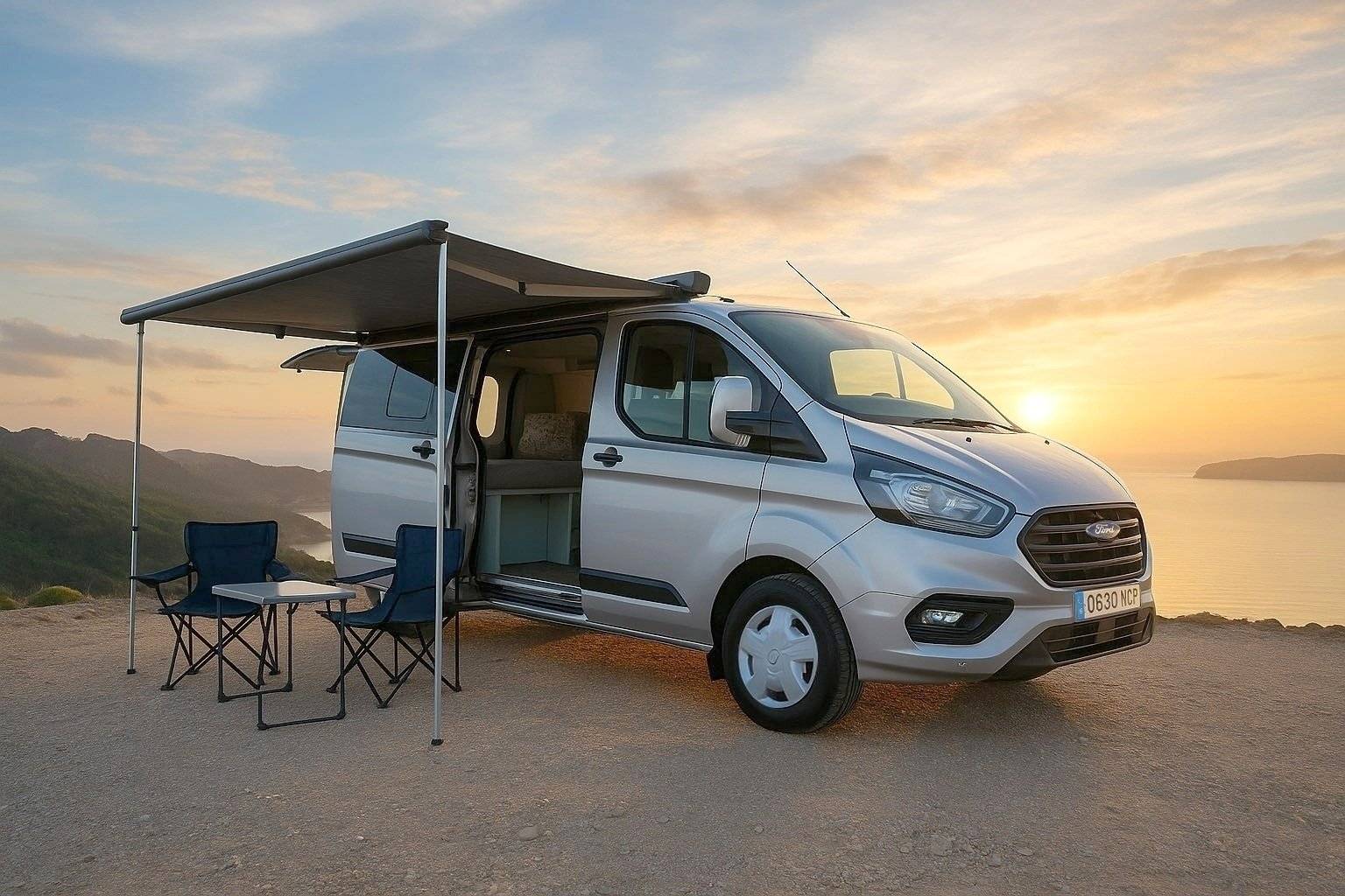 Dining Area Ford Transit Custom 2,0 l 130 ch - Yescapa