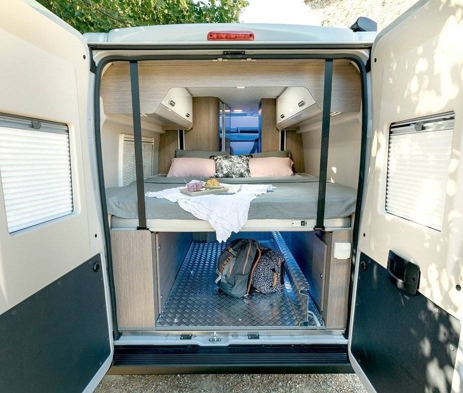 Couchages Fiat Ducato 2,3 140CV boîte auto - Yescapa