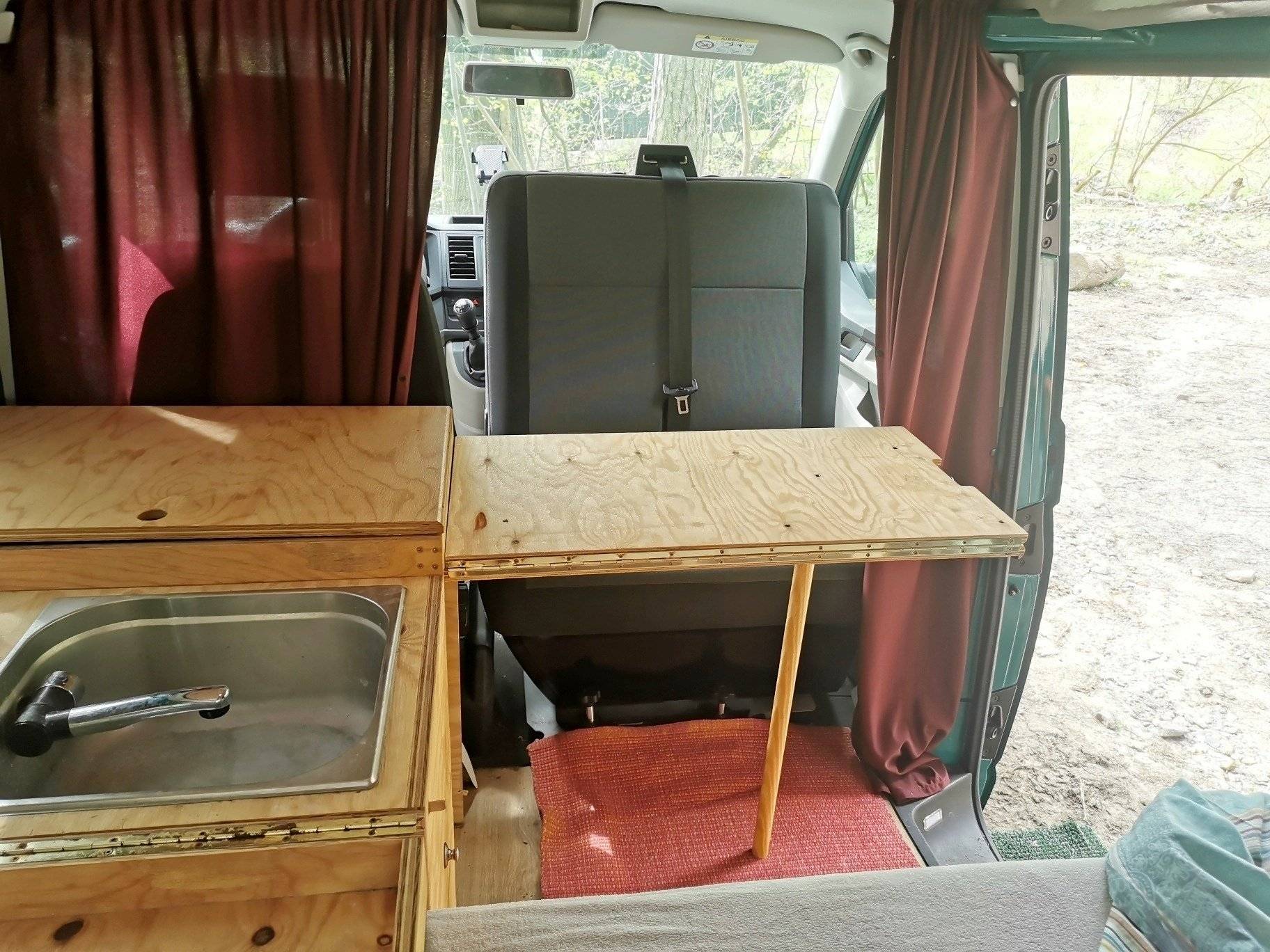 Coin repas Volkswagen Transporter T6 - Yescapa