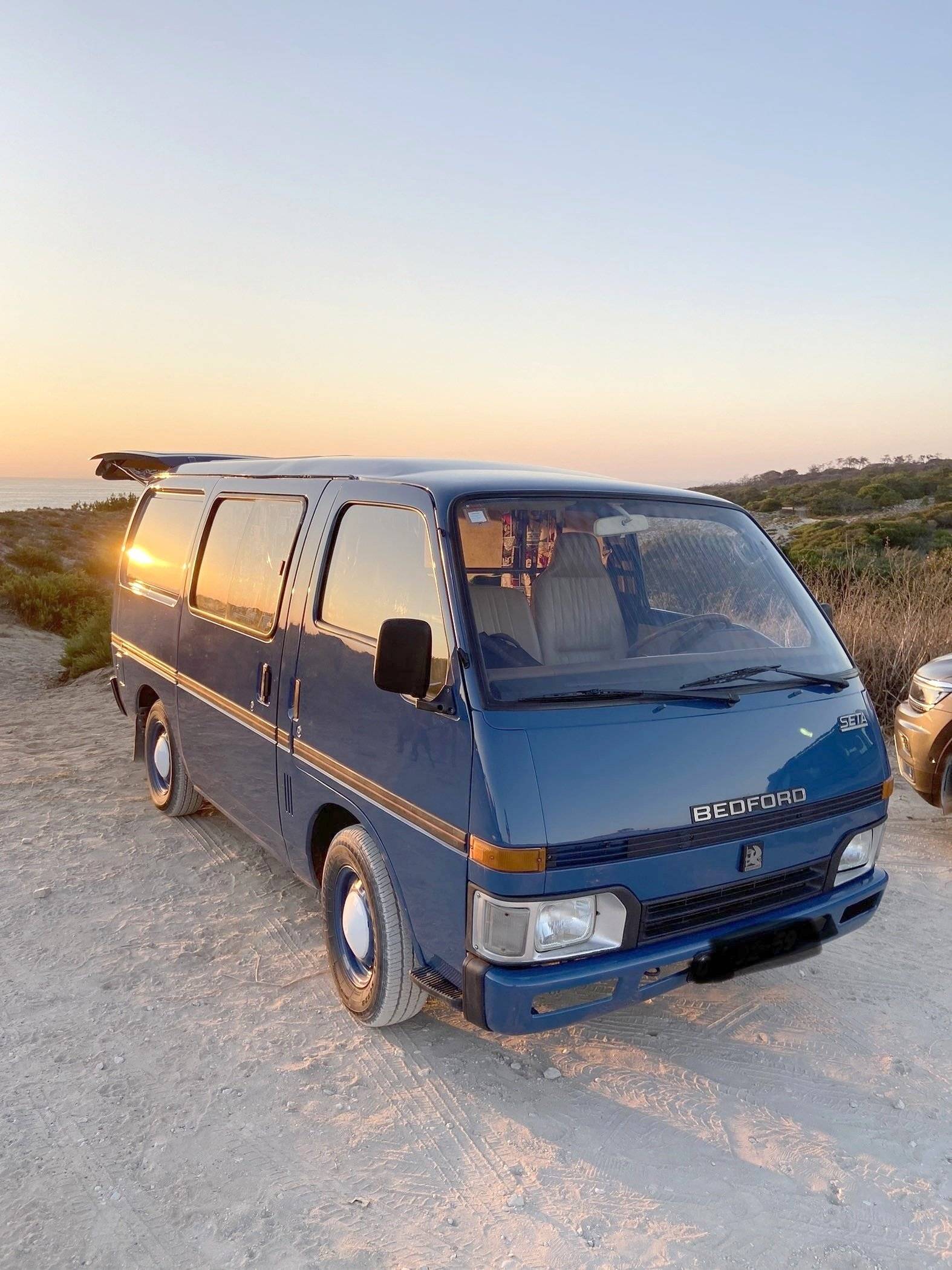 Vista de 3/4 bedford Seta - Yescapa