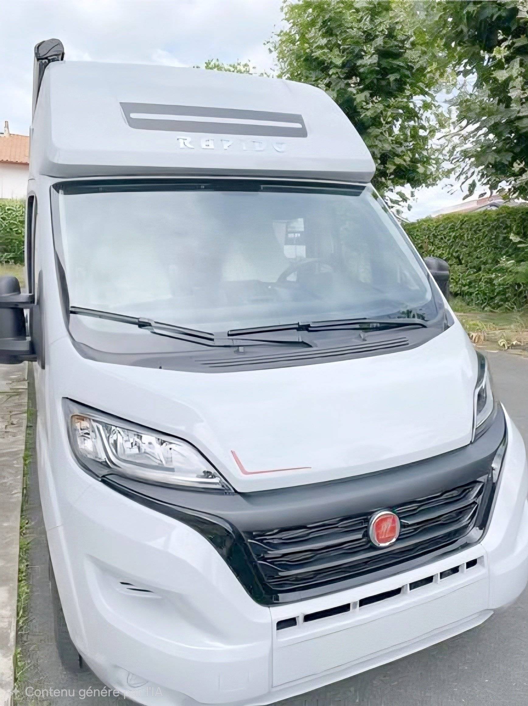 Front view from 3/4 Fiat ducato 2.2 140cv - Yescapa