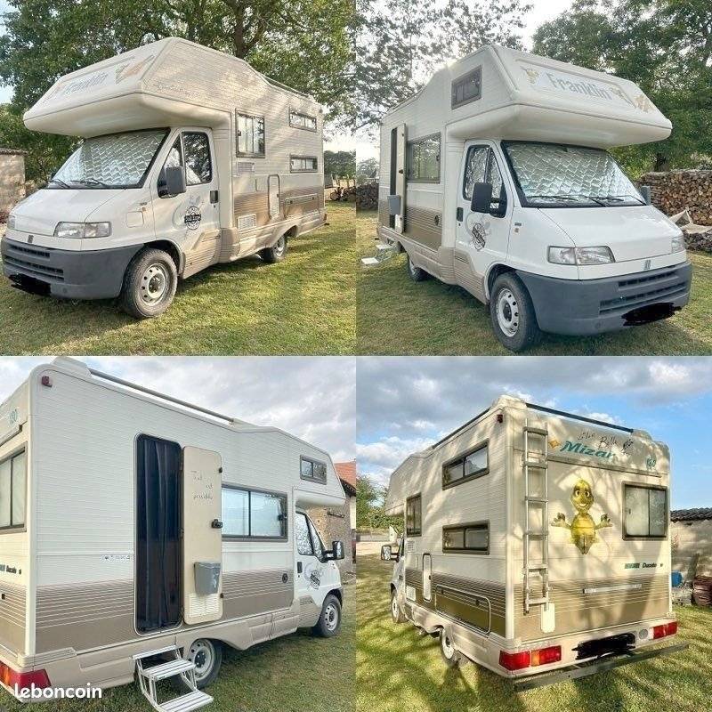 Vue avant de 3/4 Fiat Fiat ducato - Yescapa