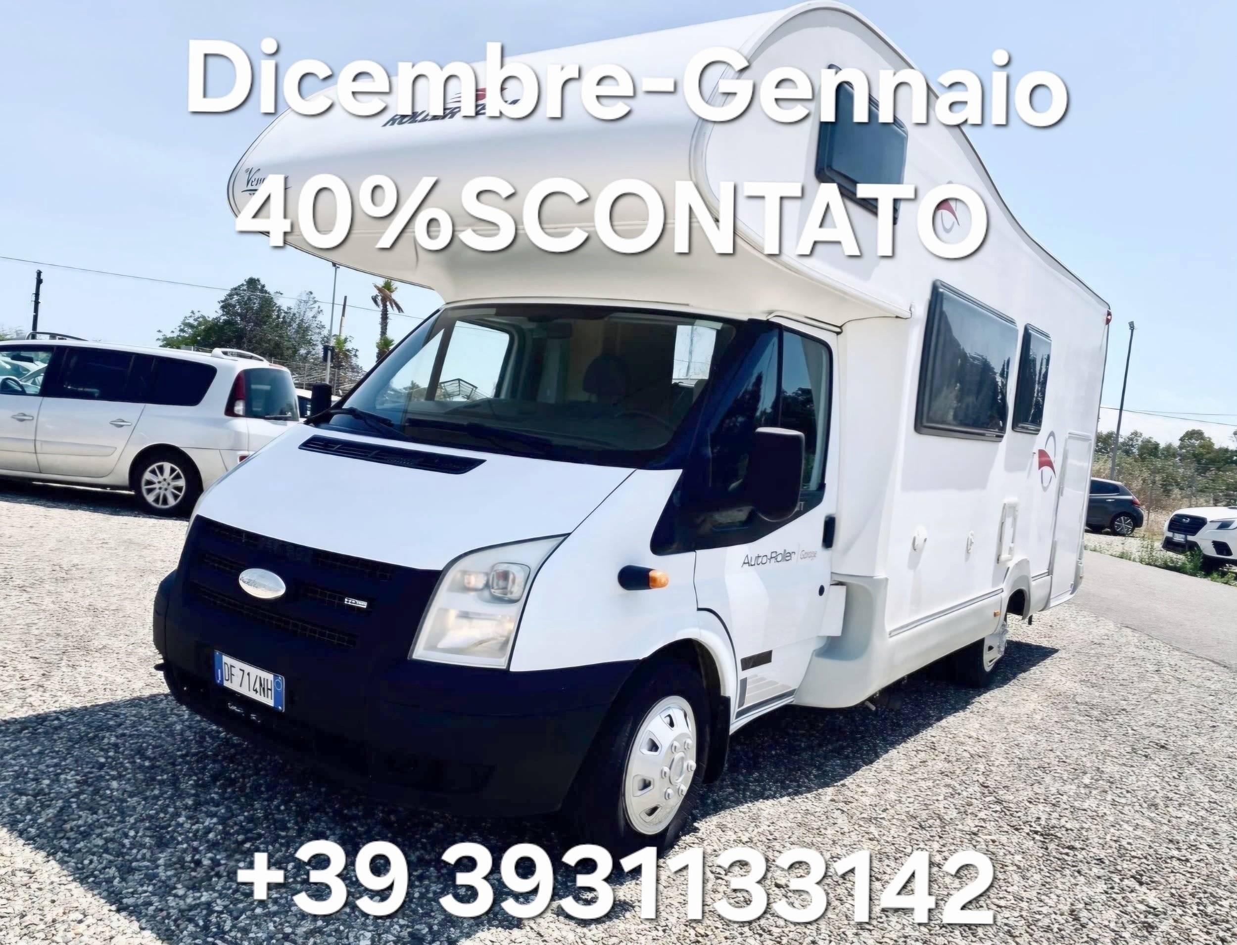 Vue avant de 3/4 Ford Transit 2,2 l 140 ch - Yescapa