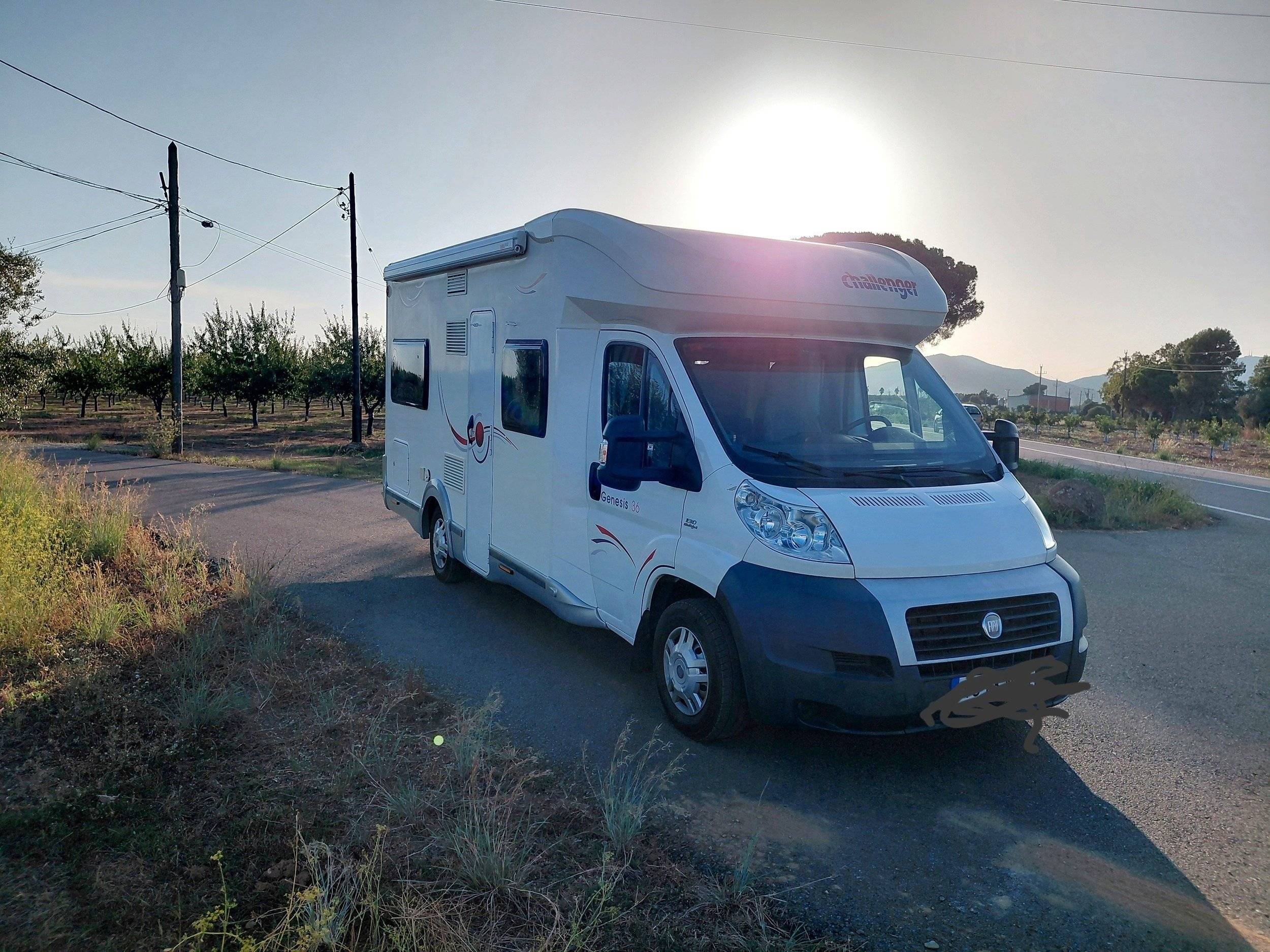 Vista de 3/4 Fiat - Yescapa