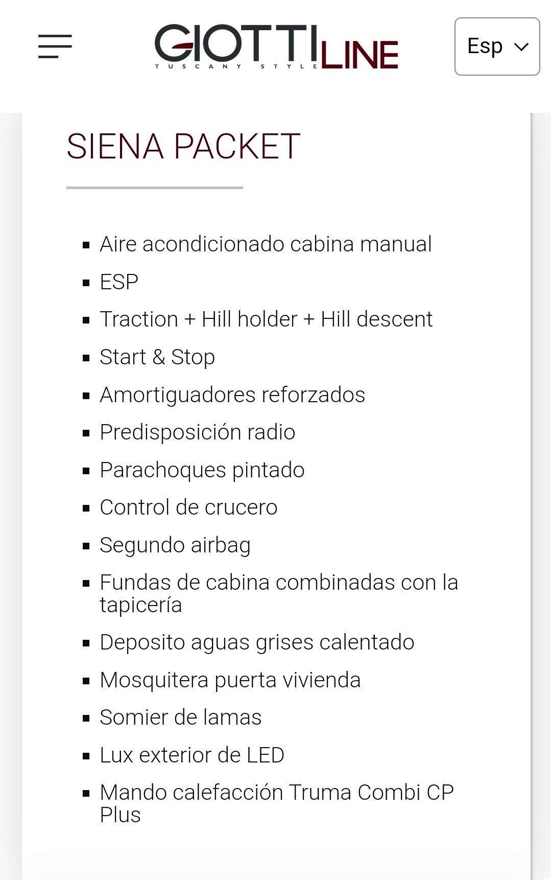 Giottiline SIENA 385 GOZACAMPER