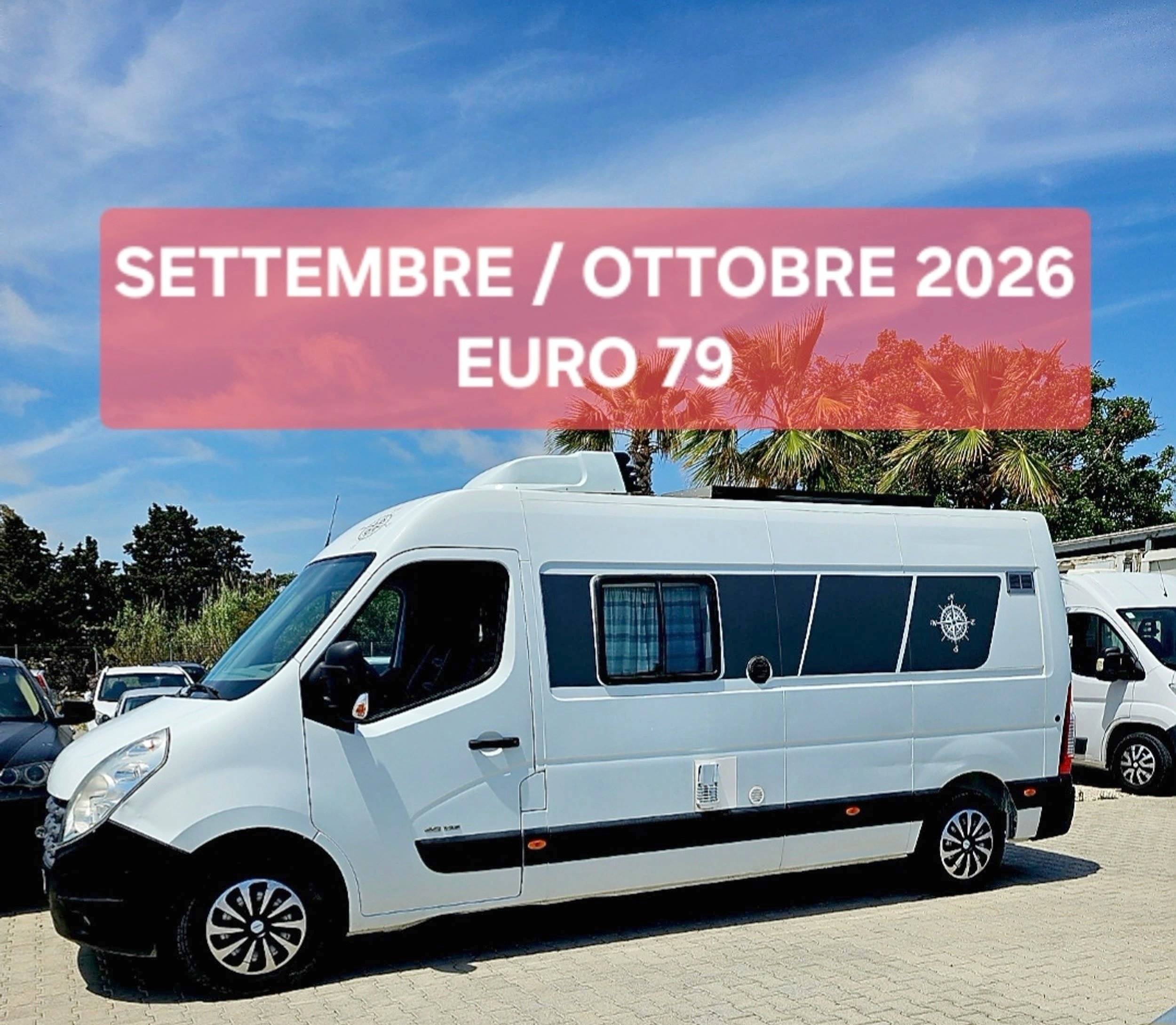 Vue avant de 3/4 Renault Master 2,3 l 125 ch - Yescapa