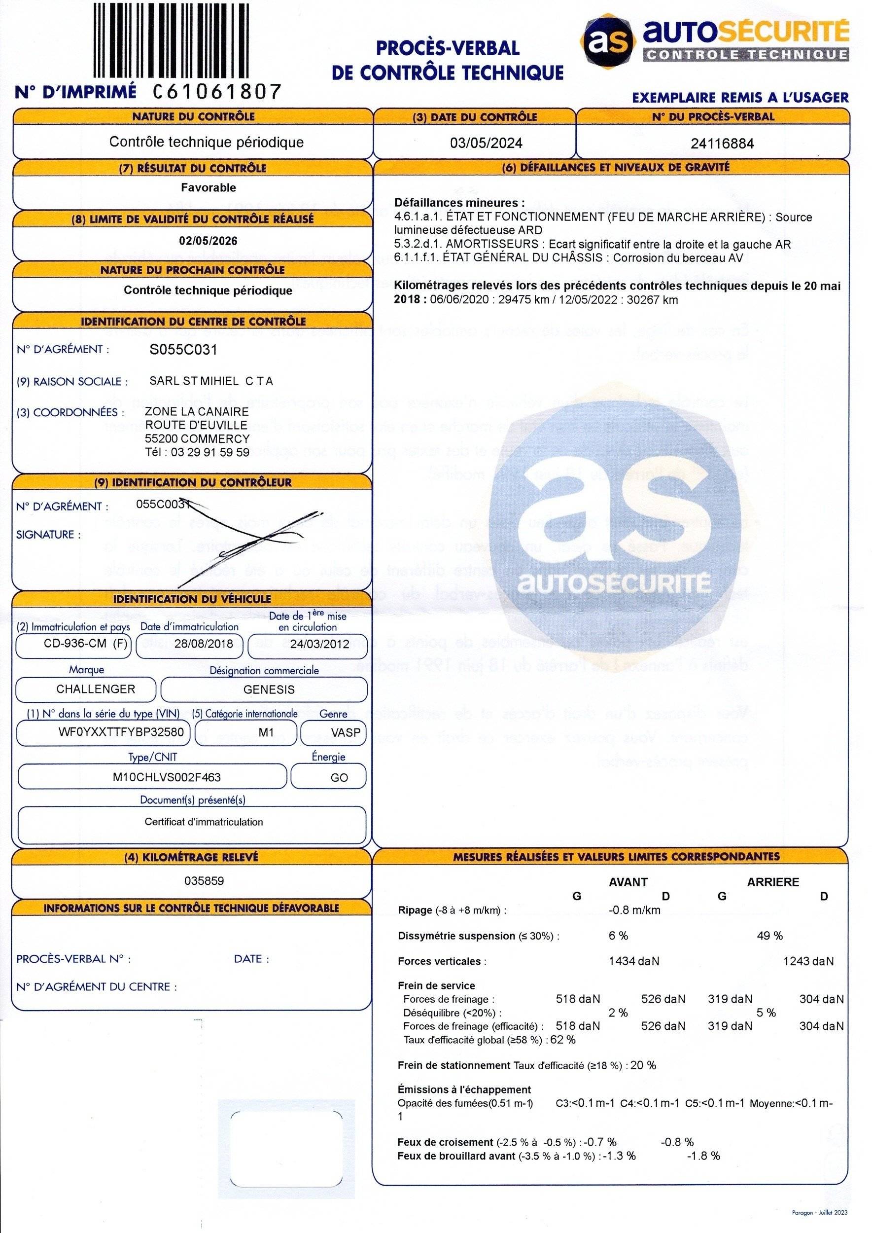 Challenger CHALLENGER GENESIS 30