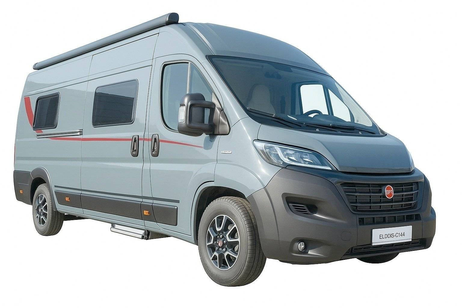 Vue avant de 3/4 Fiat Fiat ducato - Yescapa