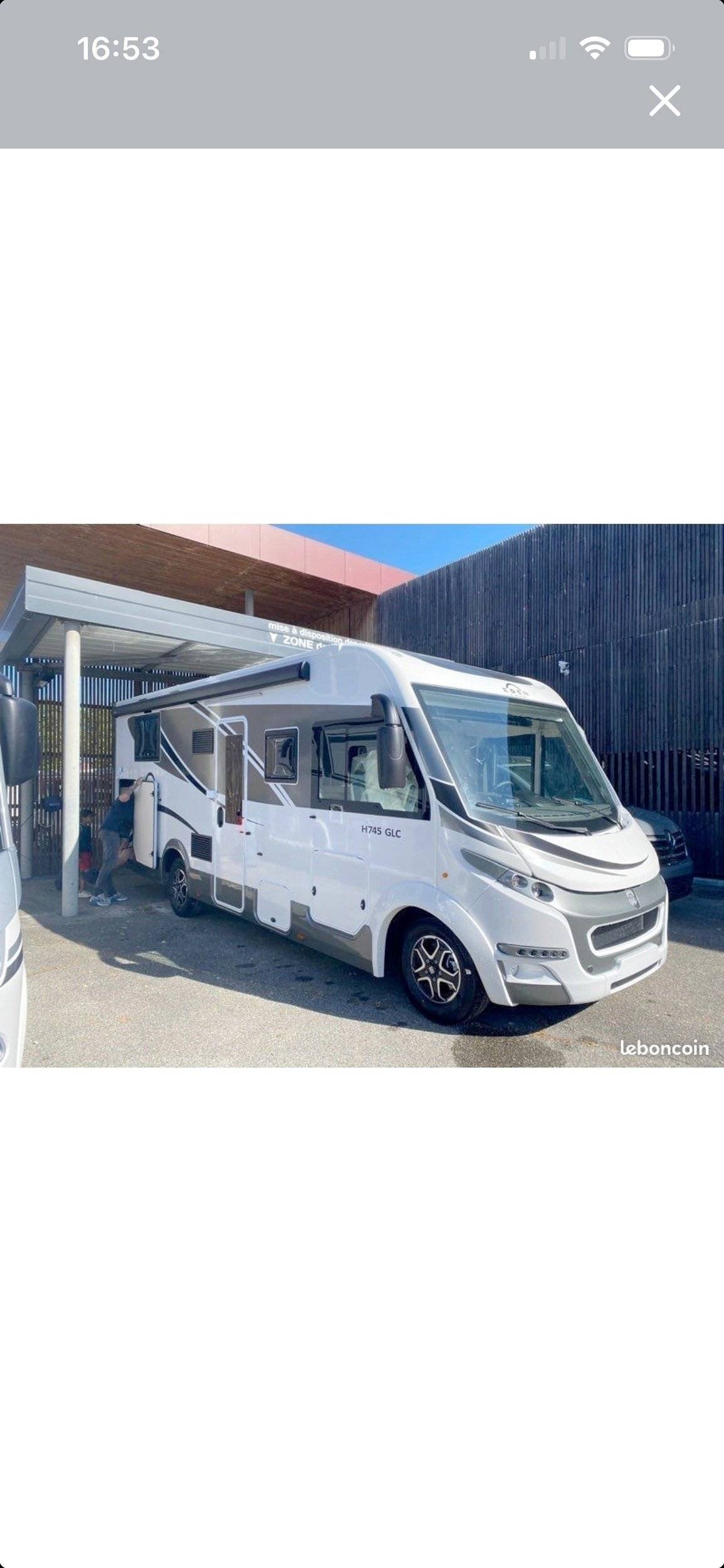 Front view from 3/4 Fiat Fiat - Yescapa
