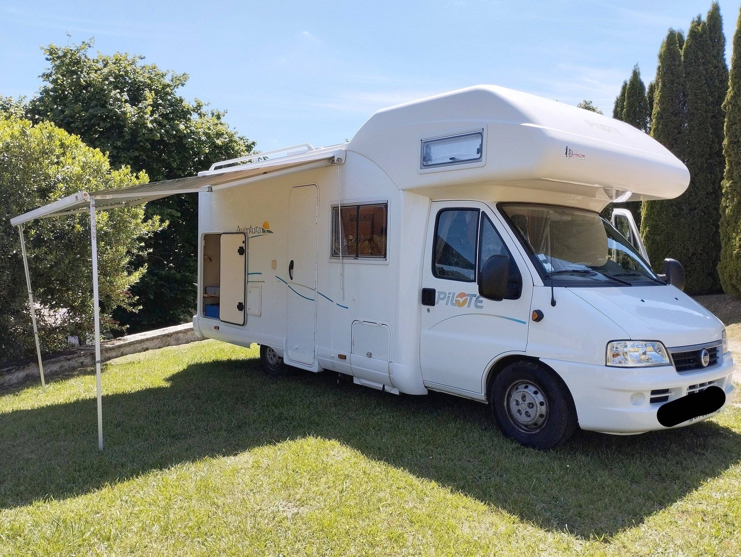 Vista de 3/4 Fiat Fiat Weinsberg - Yescapa