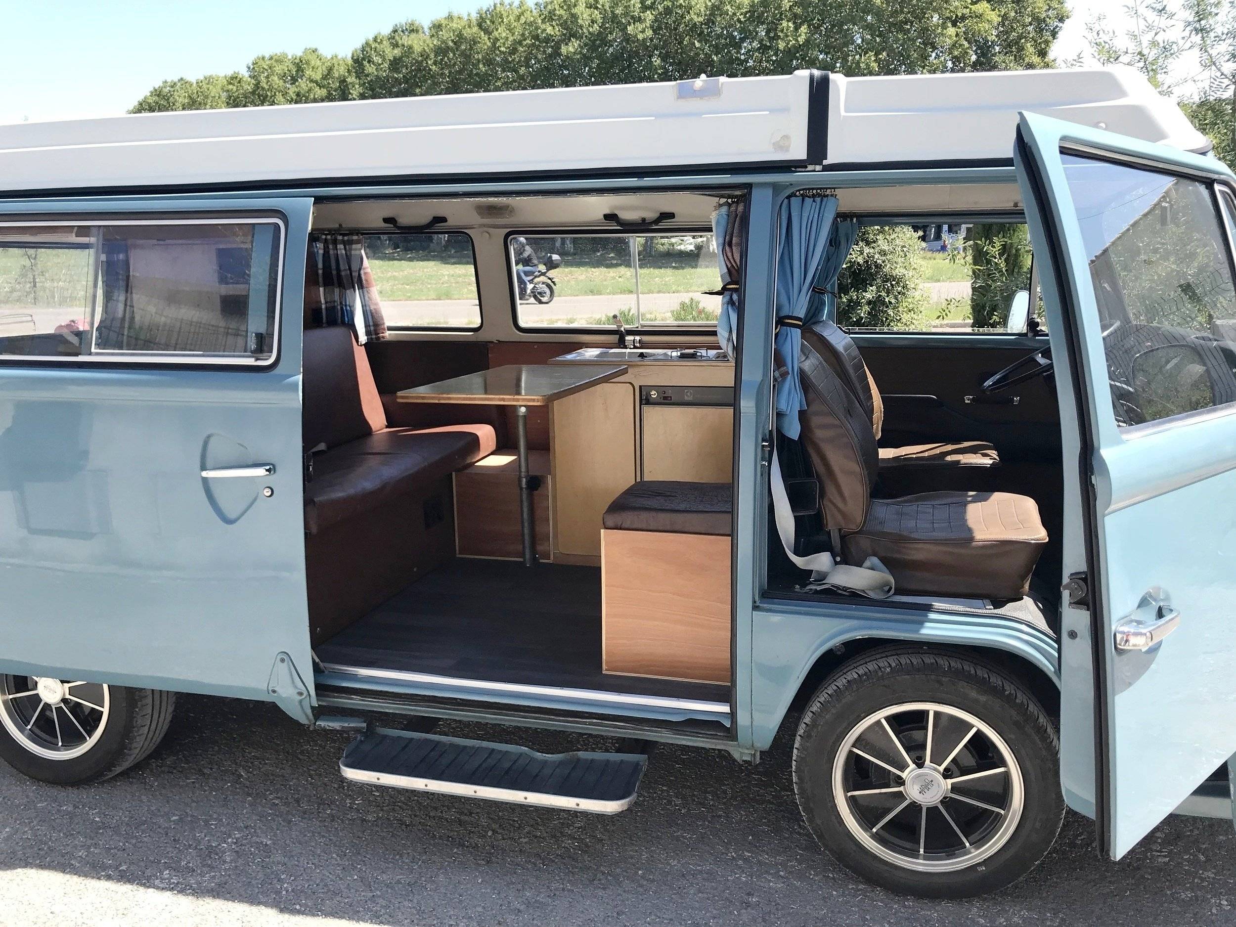 volkswagen camper bus interior