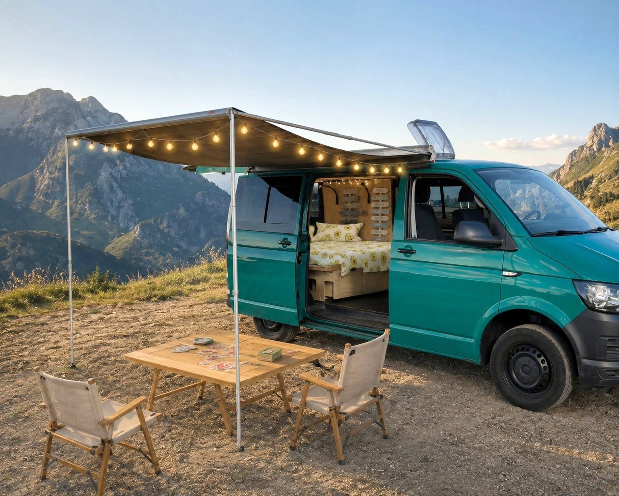 schräge Vorderansicht Volkswagen Volkswagen T6 California - Yescapa