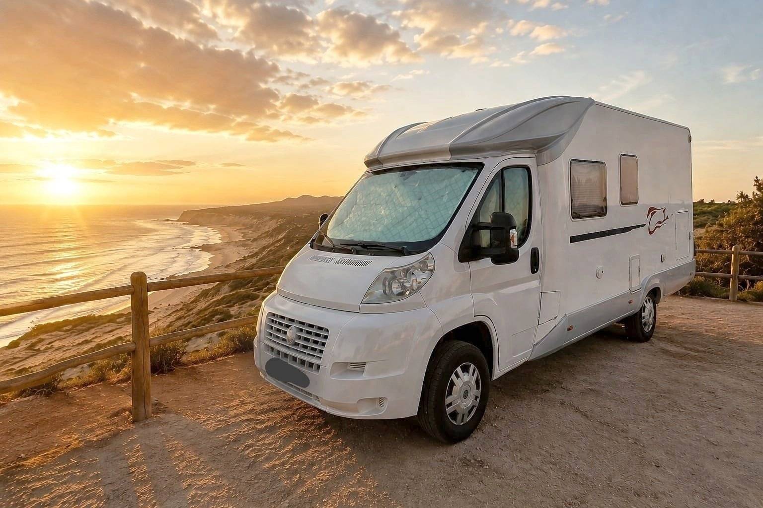 Vista del vehículo ángulo delantero Fiat Ducato 2,3 l Multijet 130 ch. - Yescapa