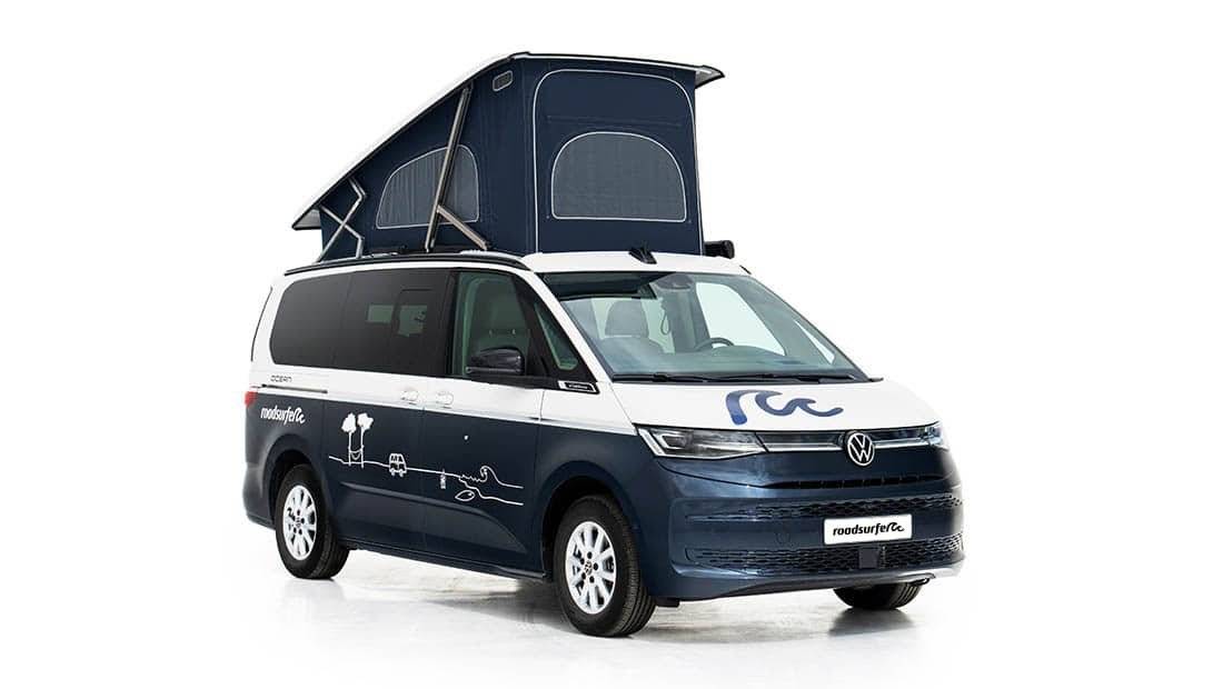 Front view from 3/4 VW Sunrise Suite - Yescapa